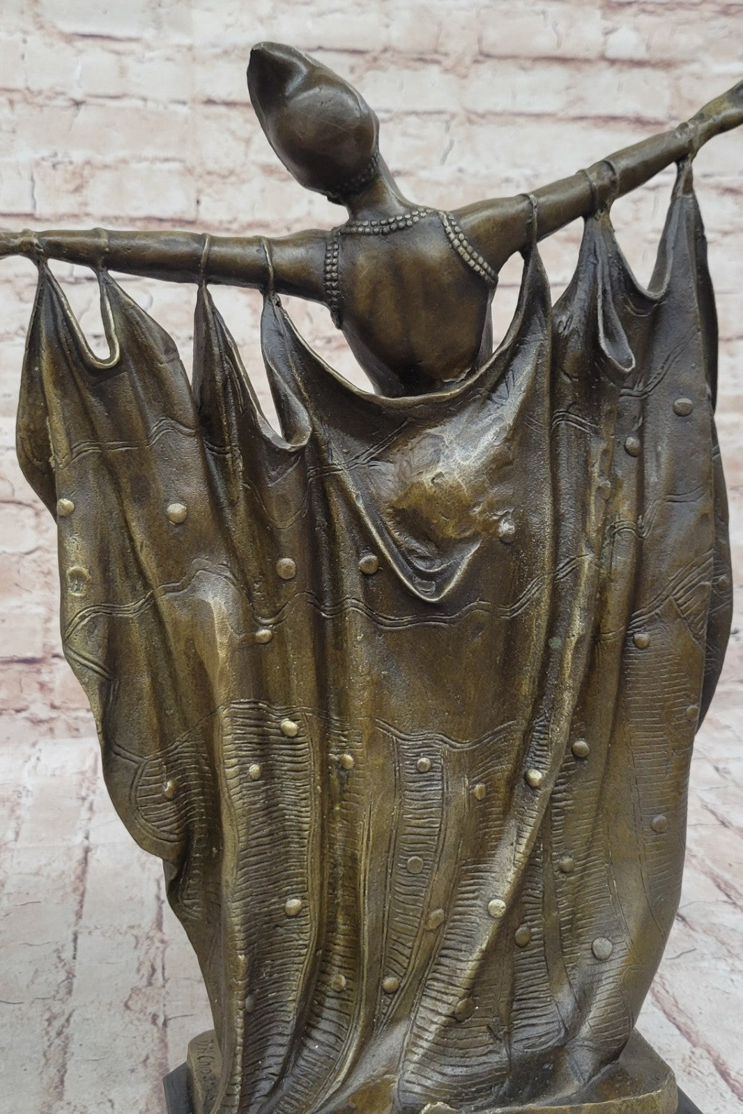 WONDER CHIPARUS WOMAN DANCER NUDE BRONZE STATUE SCULPTURE FIGURE FIGURINE ART