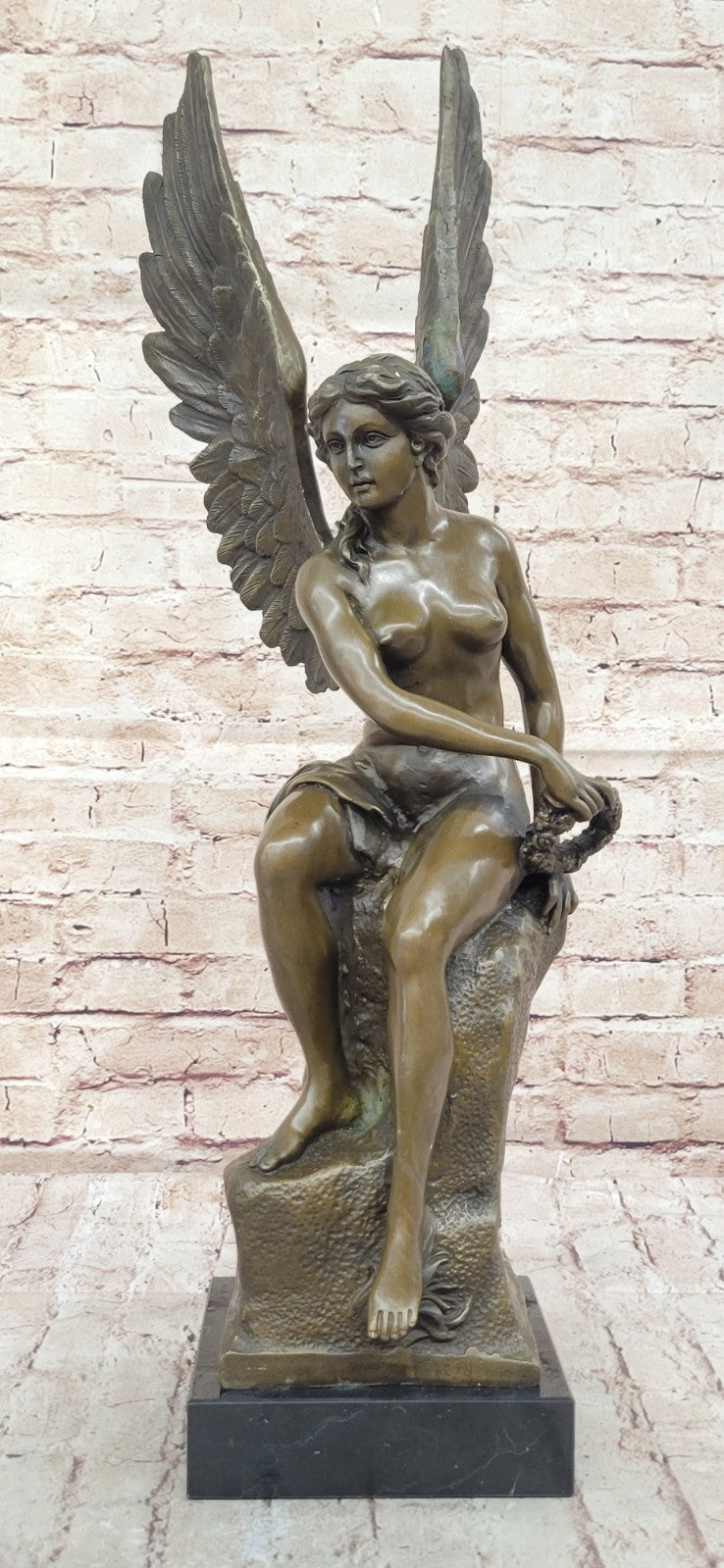 Bronze Sculpture Classic Nike Winged Victory of Samothrace Statue Figurine Sale