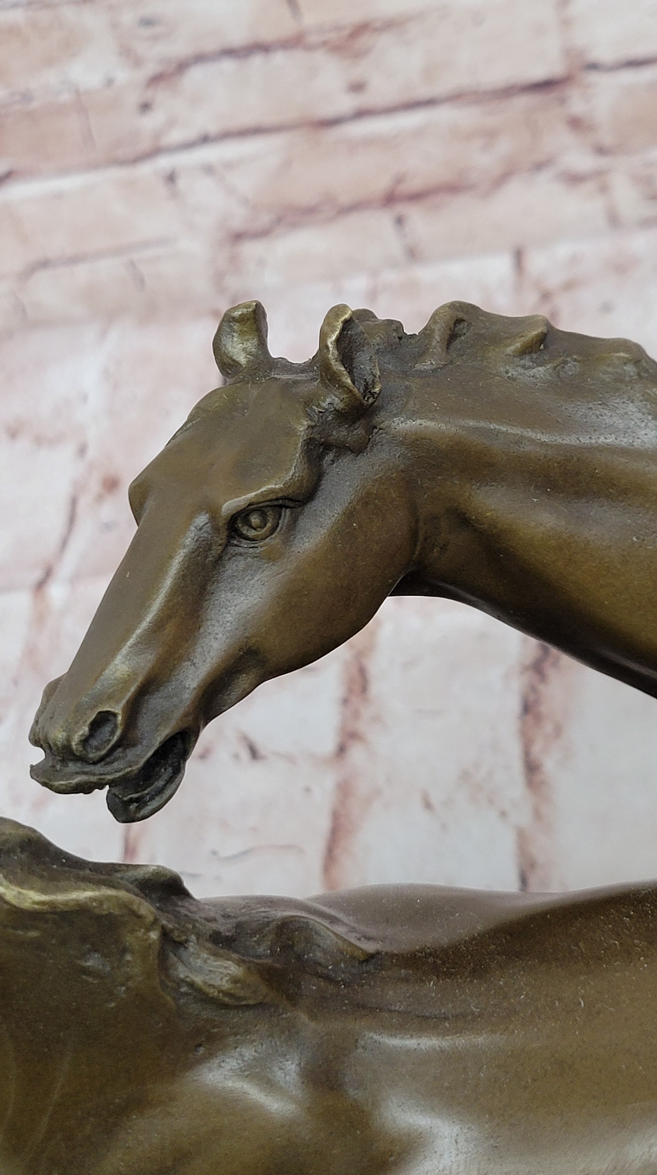 Western Horse Duo Bronze Sculpture Statue by Milo Museum Quality Figurine