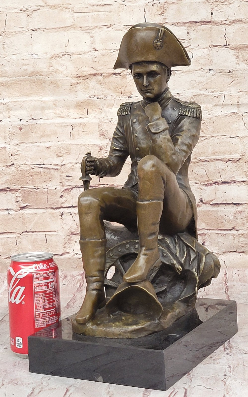 Handcrafted bronze sculpture SALE Vitaleh Aldo By Bonaparte Napoleon Giant