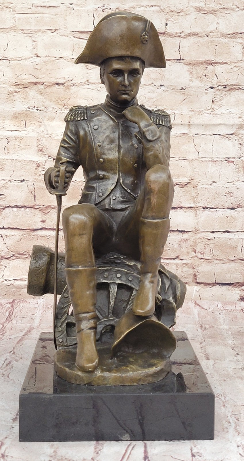 Handcrafted bronze sculpture SALE Vitaleh Aldo By Bonaparte Napoleon Giant