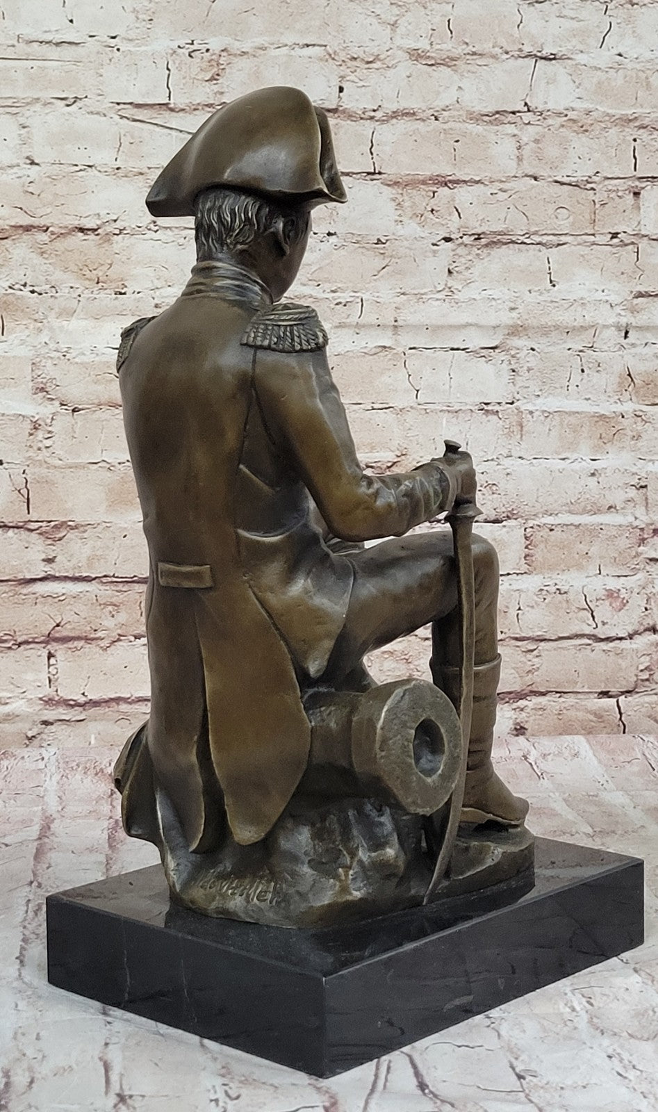 Handcrafted bronze sculpture SALE Vitaleh Aldo By Bonaparte Napoleon Giant