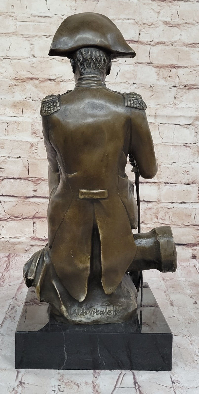 Handcrafted bronze sculpture SALE Vitaleh Aldo By Bonaparte Napoleon Giant