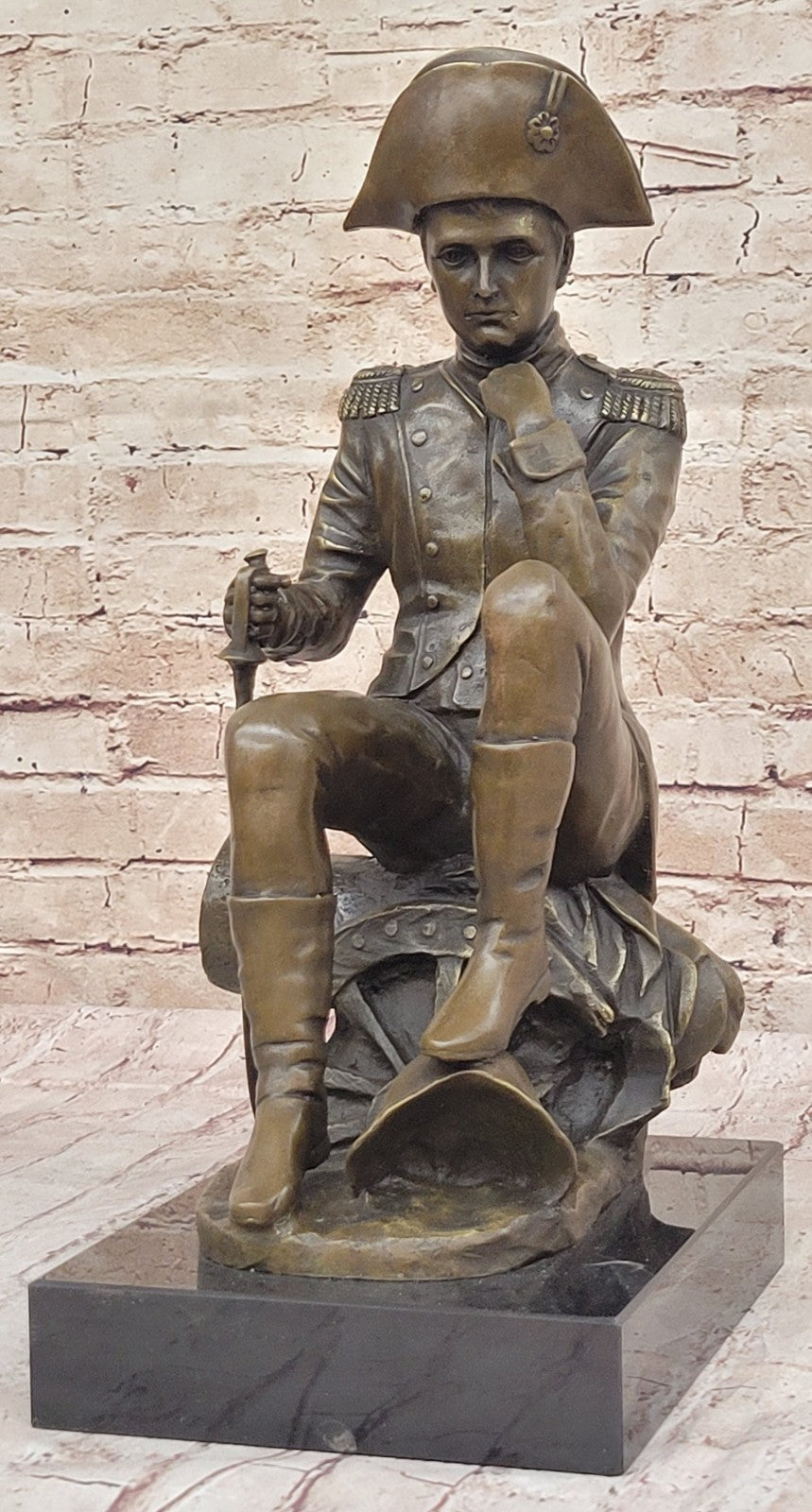 Handcrafted bronze sculpture SALE Vitaleh Aldo By Bonaparte Napoleon Giant