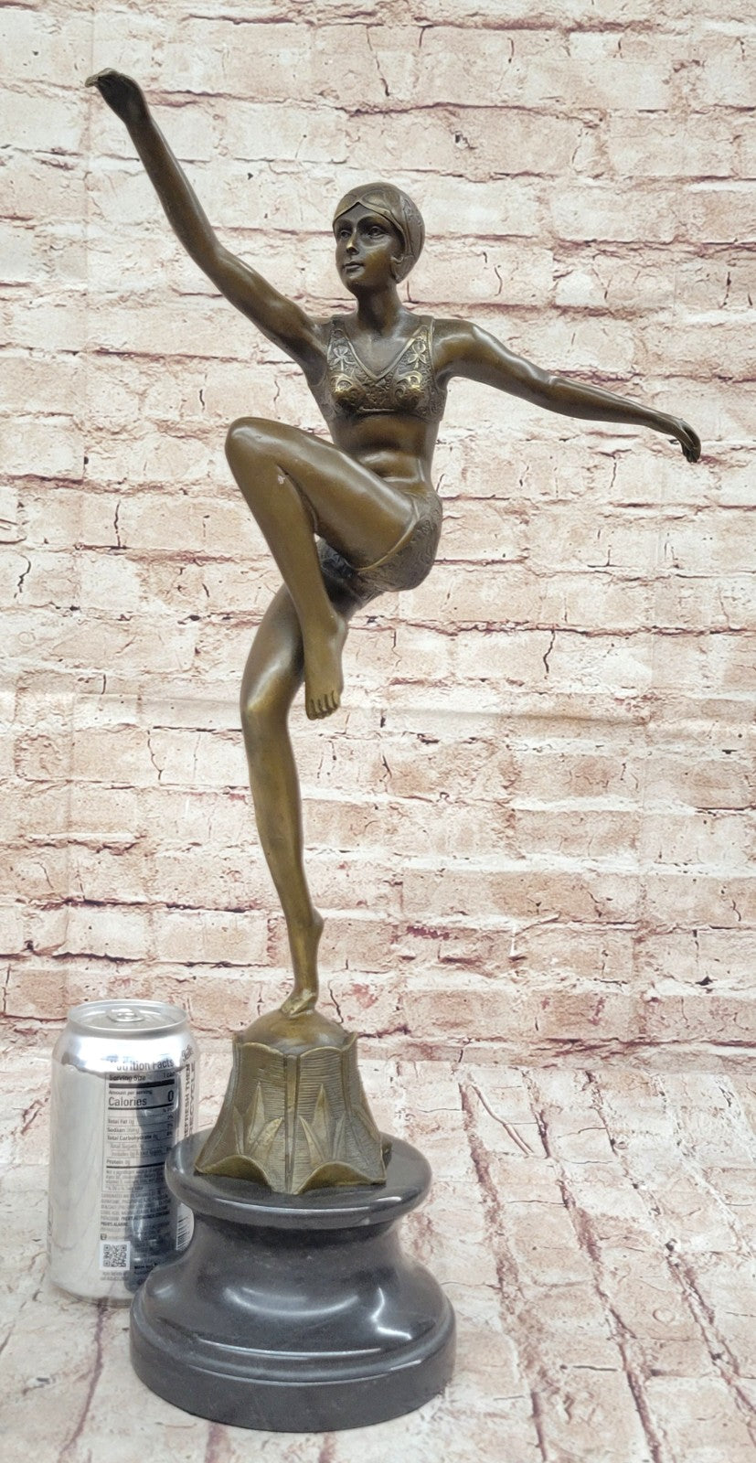 Bronze Sculpture, Hand Made Statue Abstract GIA CHIPARUS SOLID ABSTRACT Bg Gift