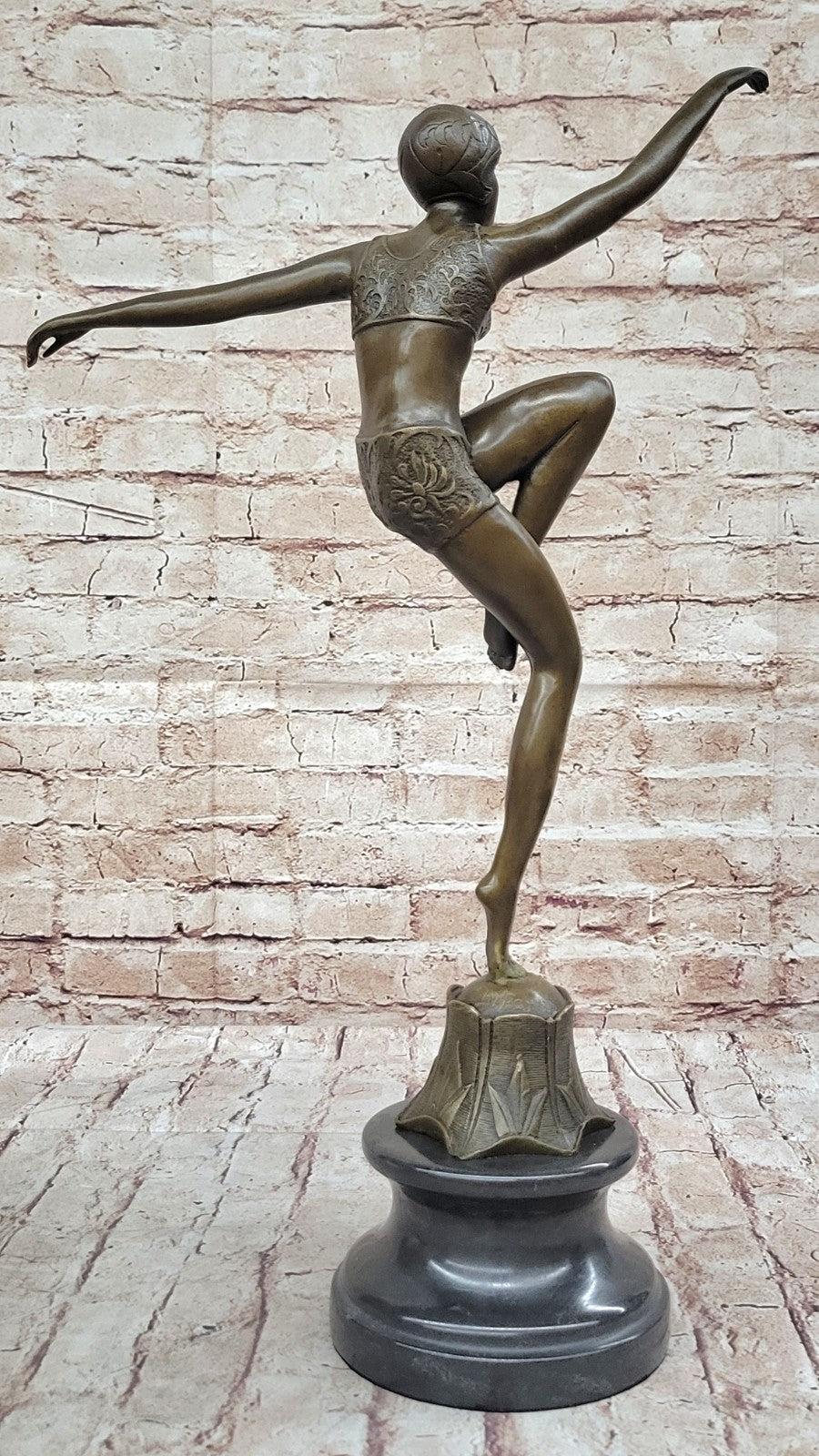 Bronze Sculpture, Hand Made Statue Abstract GIA CHIPARUS SOLID ABSTRACT Bg Gift