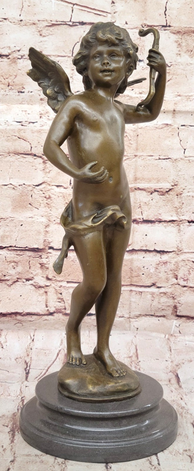 Signed: Moreau. Bronze Sculpture Nude Men Greek God Apollo Belvedere.