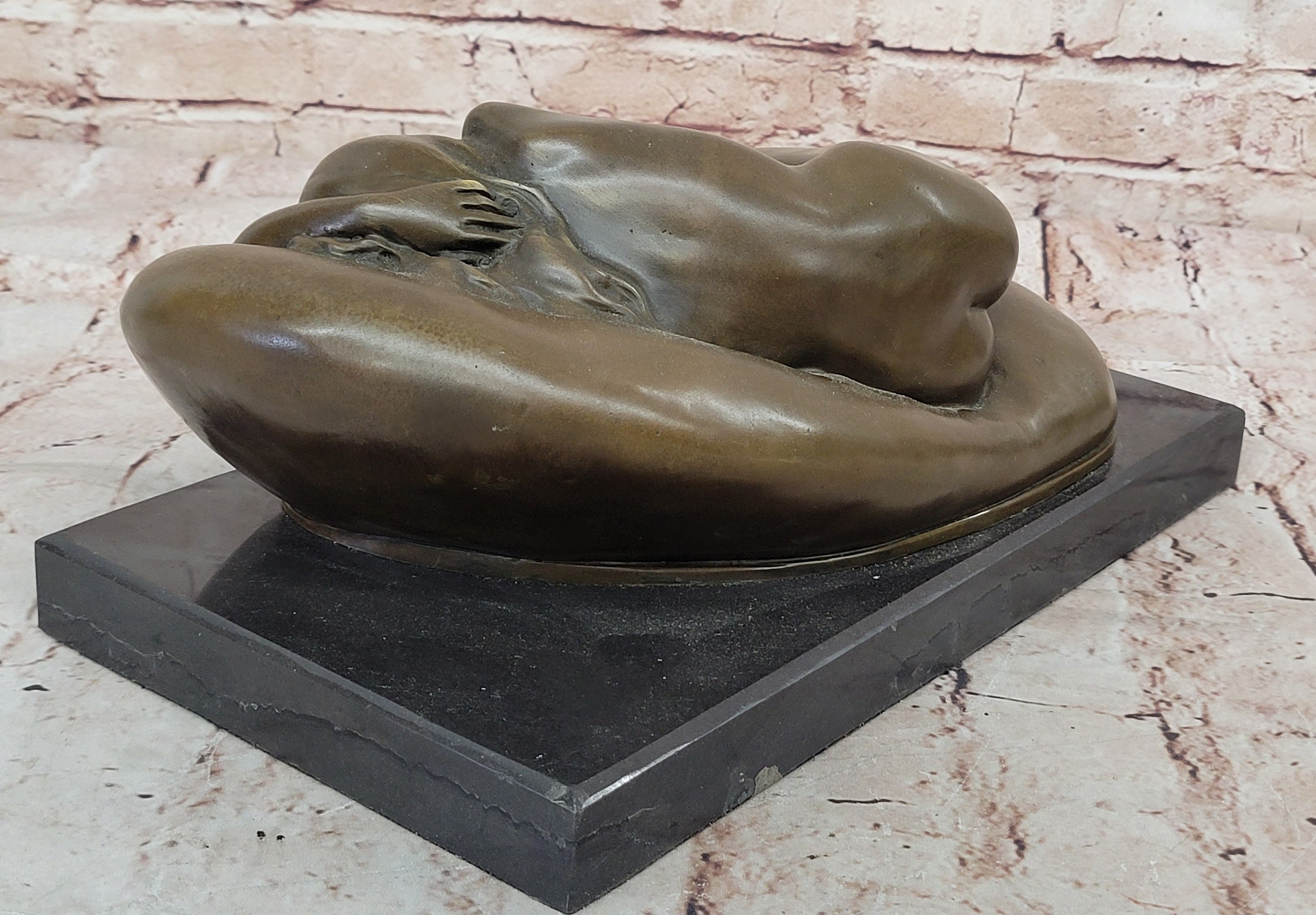 Milo Sleeping Girl Bronze Sculpture Statue Handmade Erotic Figurine Artwork