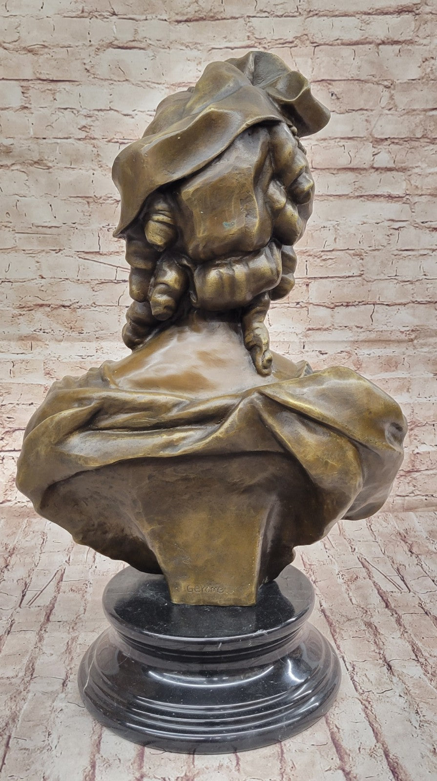 Vintage Oversized Parian Bust of Marie Antoinette after Gerome French Artist