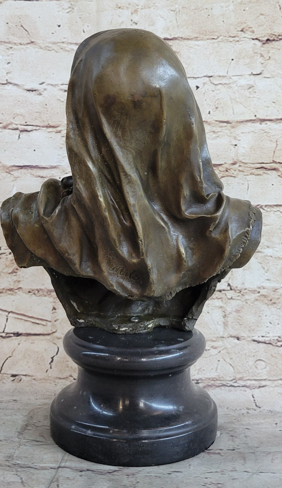 Handcrafted Bronze Sculpture – “Bu Nude Semi Maiden” Bust | Original Signed Art – On Sale, Buy Now