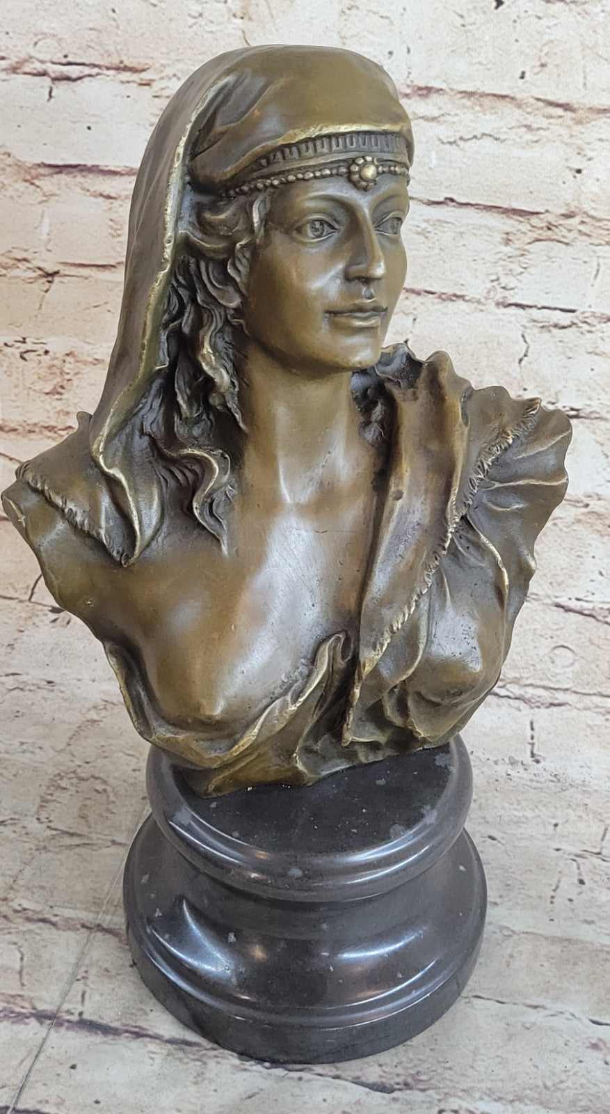 Handcrafted bronze sculpture SALE Bu Nude Semi Maiden Beautiful Original Signed