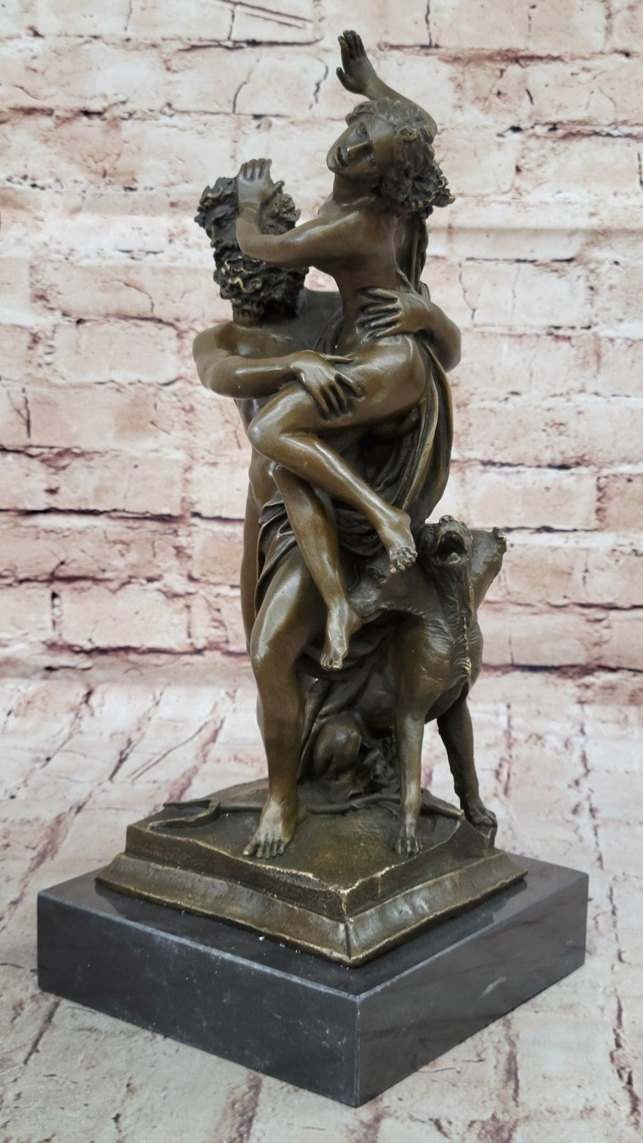 Handcrafted bronze sculpture SALE C & Persephone Hades, Of Classical