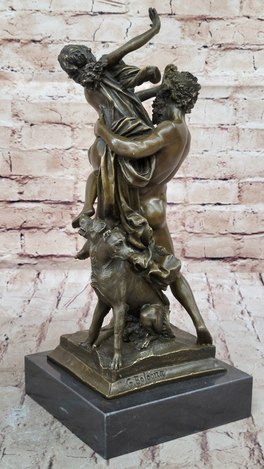 Handcrafted bronze sculpture SALE C & Persephone Hades, Of Classical