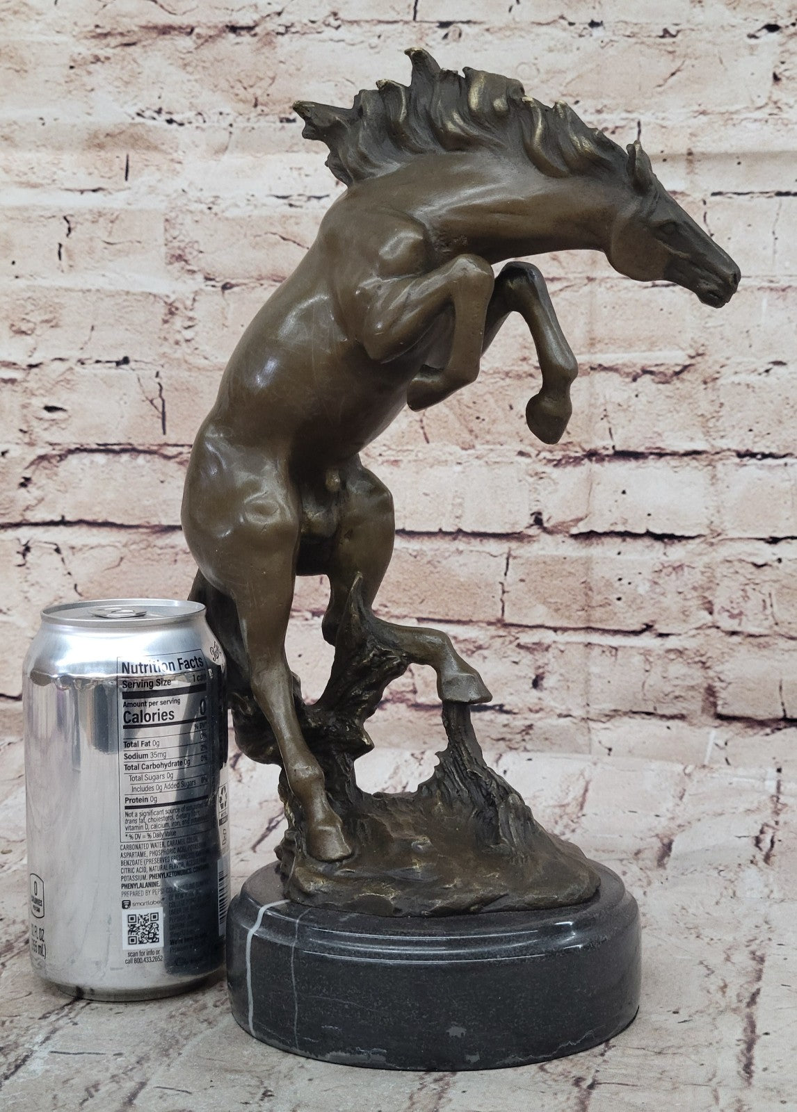 Father`s Dad Special Gift Horse Bronze Sculpture Made by Lost Wax Method Figure