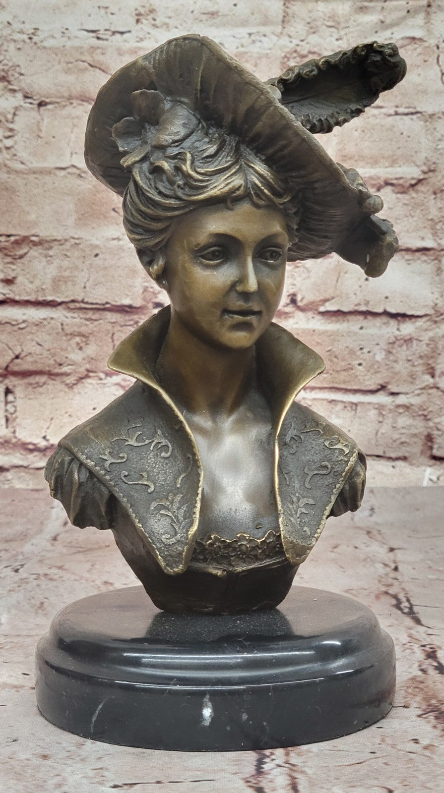 STUNNING GORGEOUS RARE ART DECO NOUVEAU "IRIS" BRONZE BUST GEROME SCULPTURE DEAL