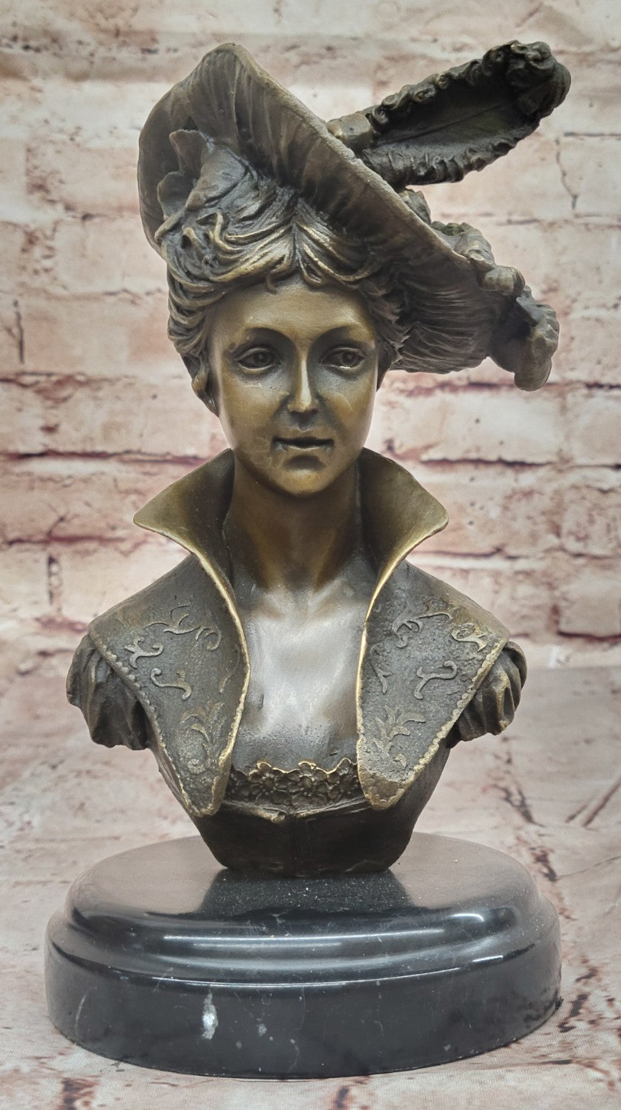 STUNNING GORGEOUS RARE ART DECO NOUVEAU "IRIS" BRONZE BUST GEROME SCULPTURE DEAL