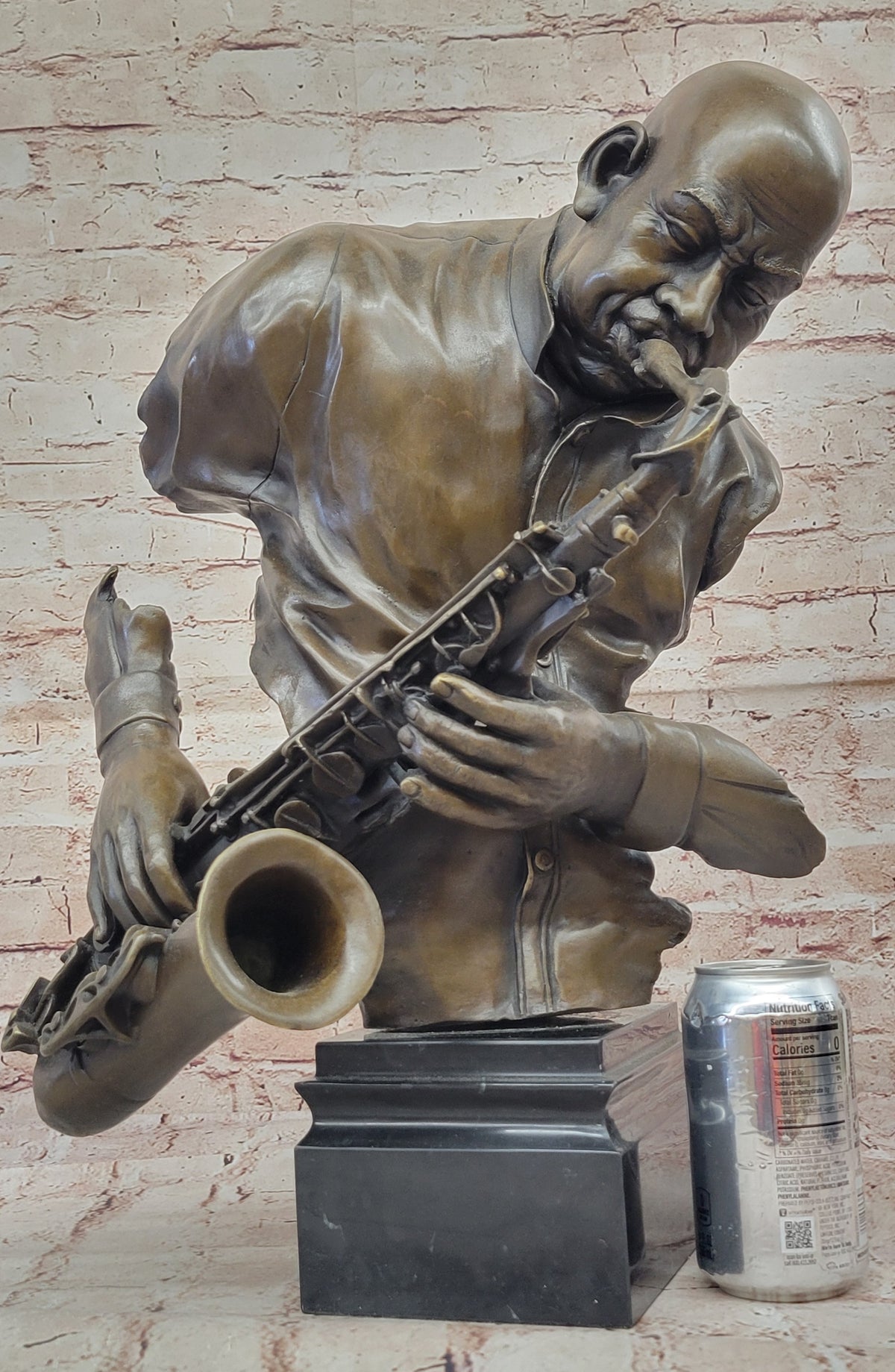 Signed Original Artwork Home Office Decoration Genuine Solid Bronze Figurine