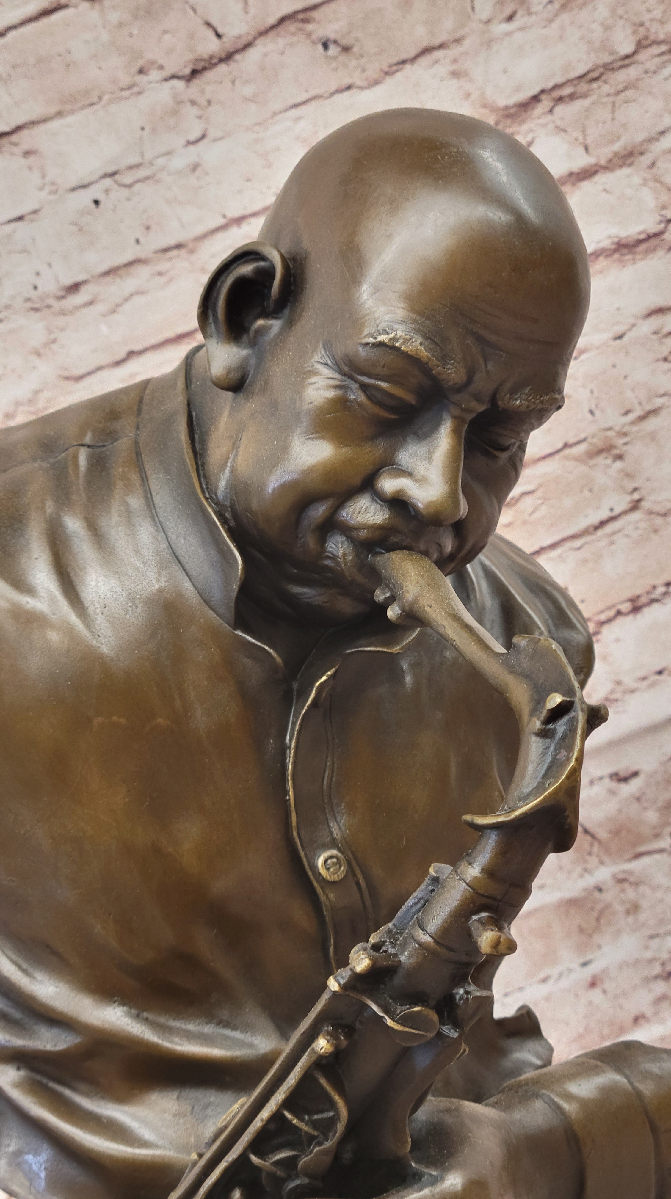 Signed Original Artwork Home Office Decoration Genuine Solid Bronze Figurine