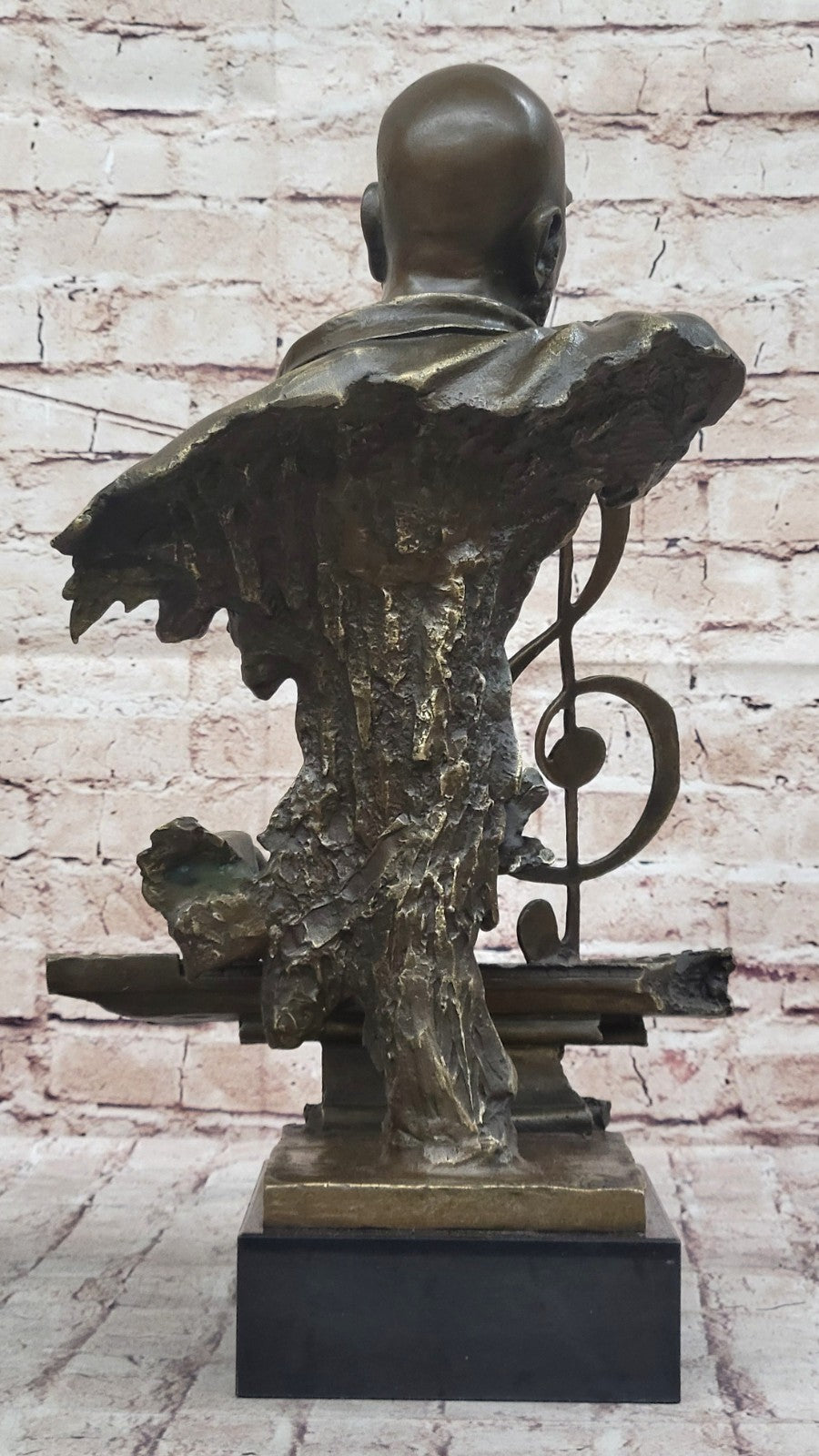 MALE SINGER Bronze Statuette JAZZ BAND Collection, 17" Tall, European Studio Gift