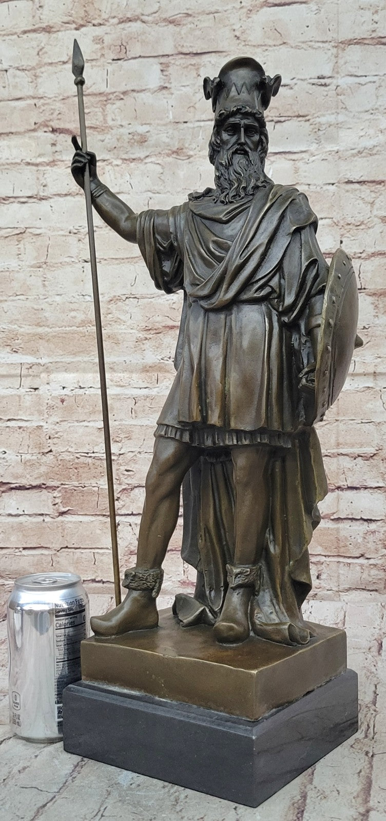 Handcrafted bronze sculpture SALE Warrior" Persia Of King Stunning 21" Tall Decor