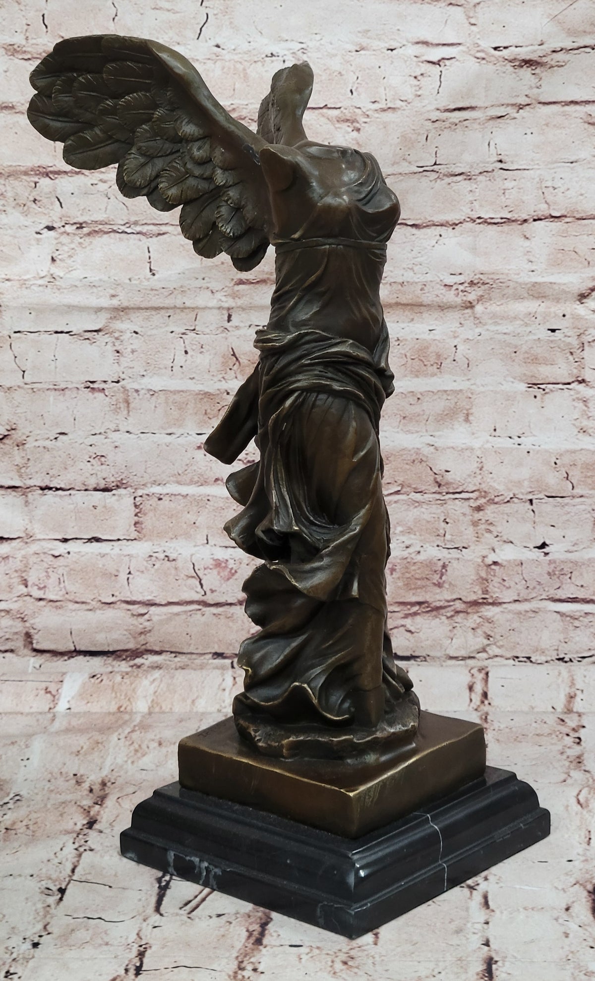 Archangels Nike Angel of Victory Bronze Sculpture Statue Home Office Decor