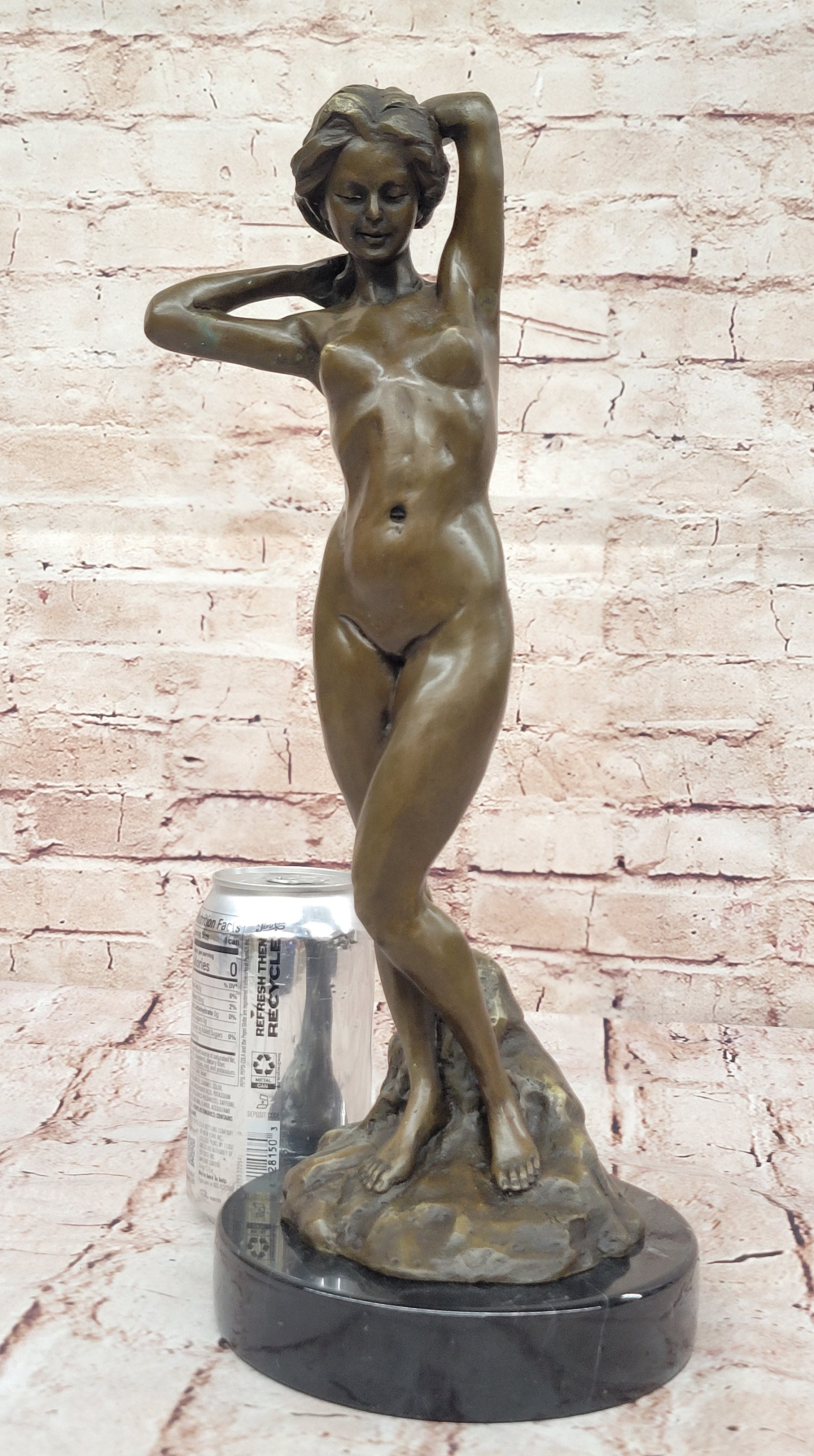 Abstract Female Bronze Sculpture Statue Mavchi Nymph Figurine Home Decor Artwork