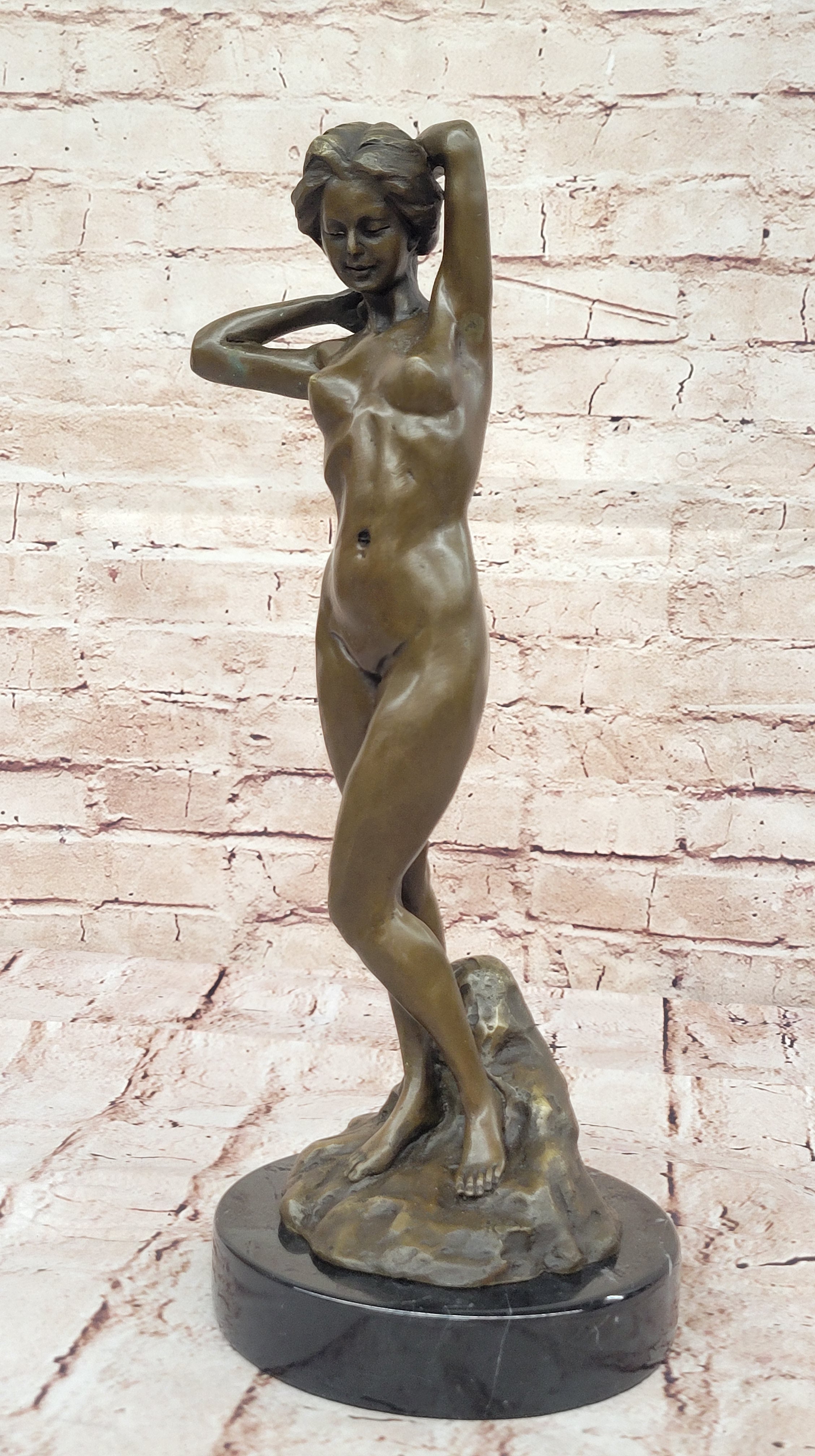 Abstract Female Bronze Sculpture Statue Mavchi Nymph Figurine Home Decor Artwork