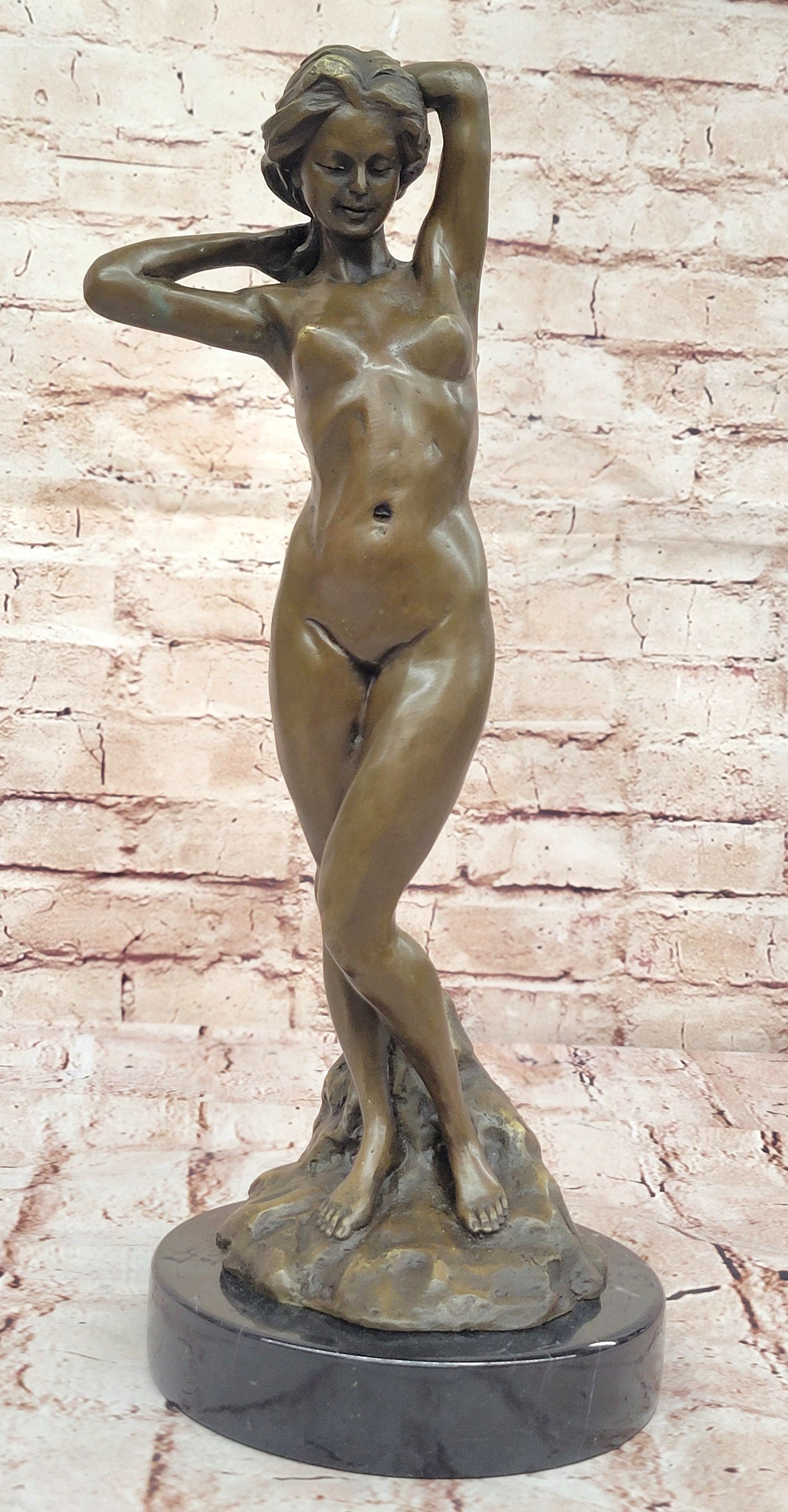 Abstract Female Bronze Sculpture Statue Mavchi Nymph Figurine Home Decor Artwork