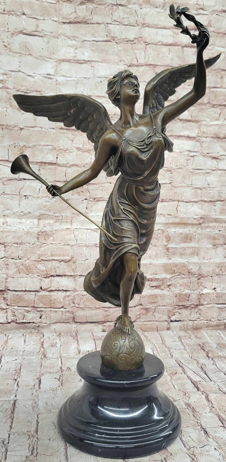 Marble Victory Winged Nike Samothrace *DEAL* Bronze Sculpture Statue Figurine