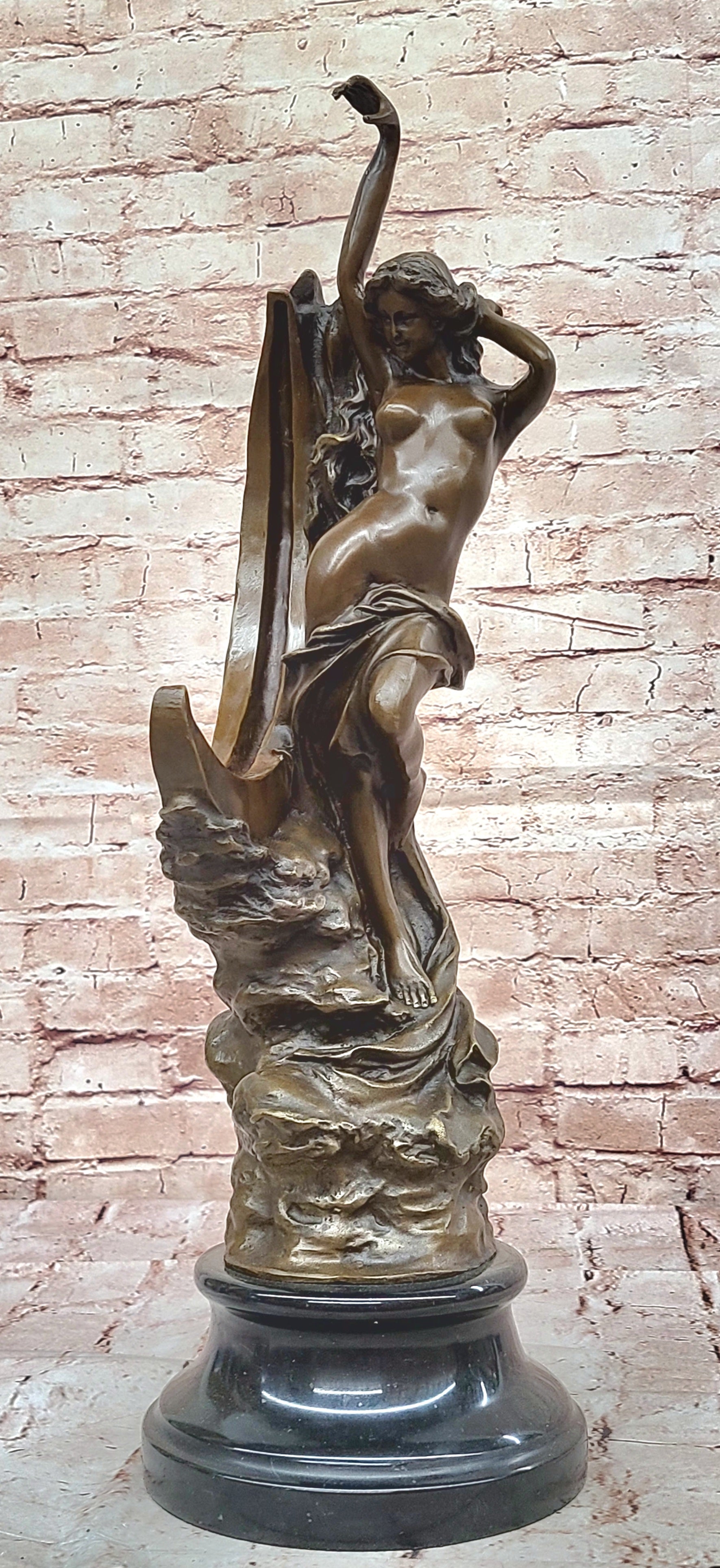 Collectible Bronze Nude Venus Sculpture Statue by Milo Home Office Artwork Art