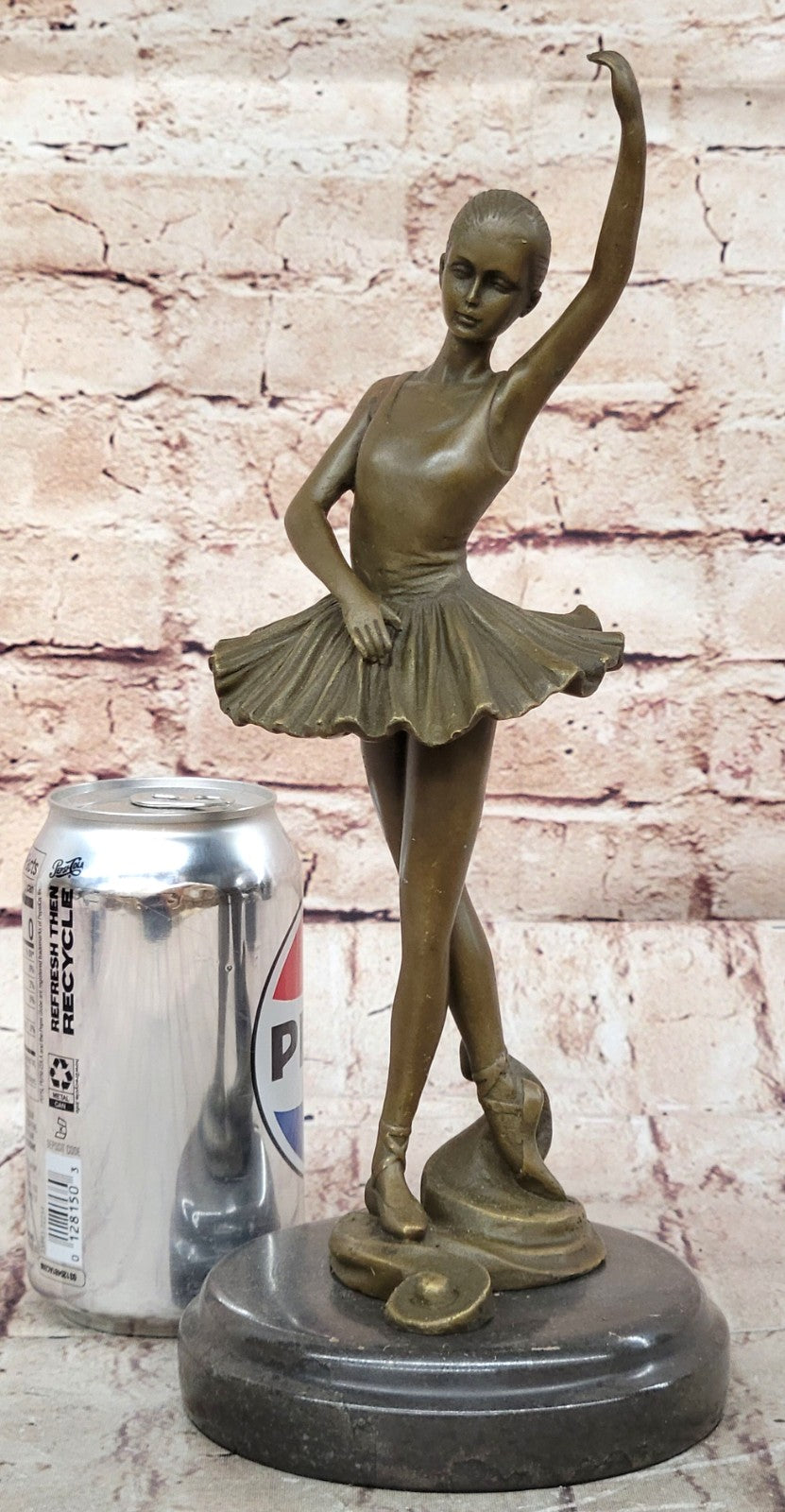 Art Deco Bronze Ballerina Ballet Statue Sculpture Abstract Artwork Mid century
