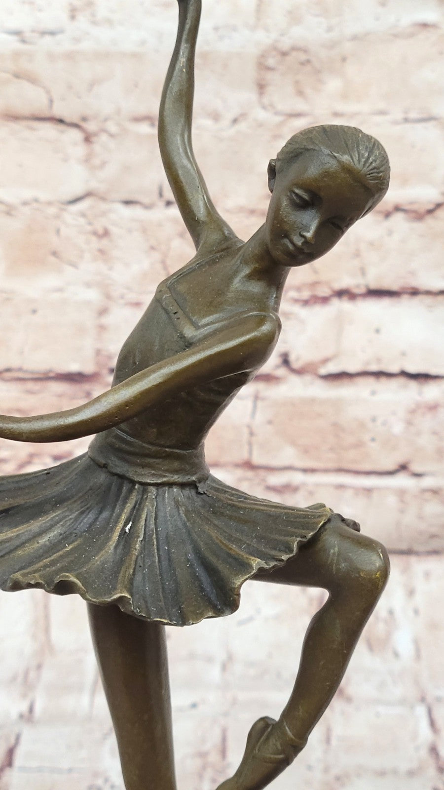 Abstract Ballerina Lost Wax By Milo Art Bronze Sculpture Statue Figurine Figure