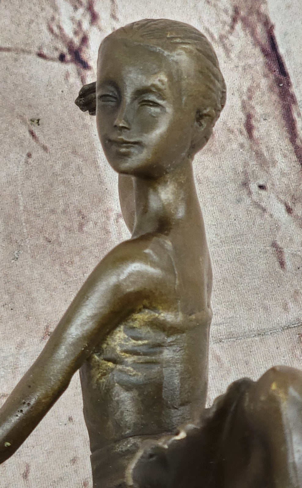 Abstract Ballerina Lost Wax By Milo Art Bronze Sculpture Statue Figurine Figure