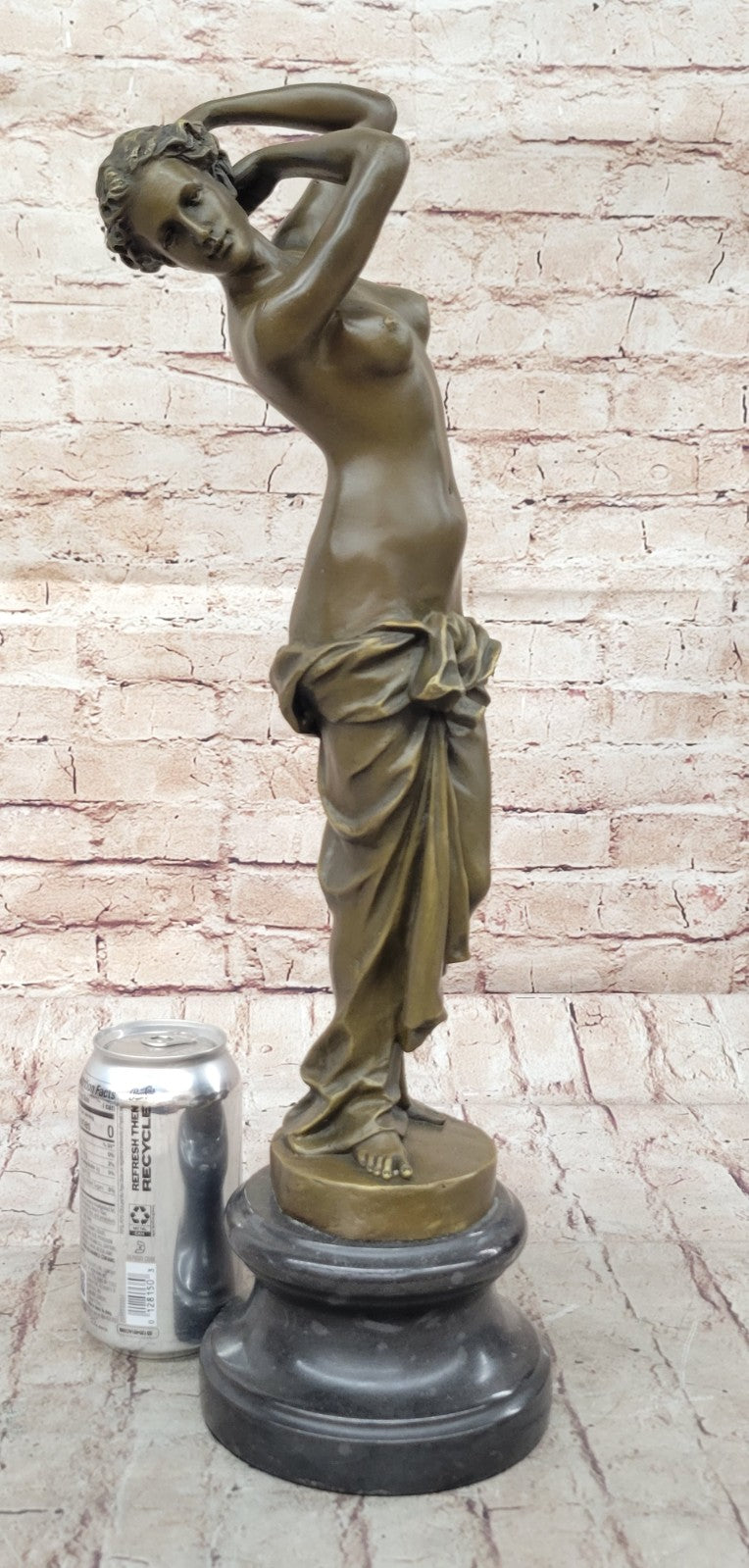 Buy Nude Posing Female Bronze Sculpture – Hot Cast Figurine by Aldo Vitaleh for Sale