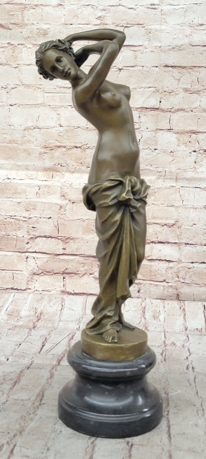 Nude Naked Posing Girl Young female Lady statue statuette Hot Cast Figurine Sale