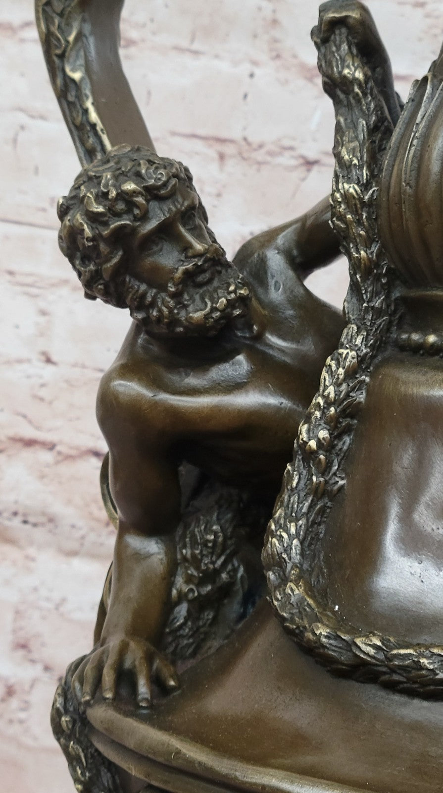 Hand Made Massive Centerpiece Museum Quality Two Centaur Bronze Sculpture