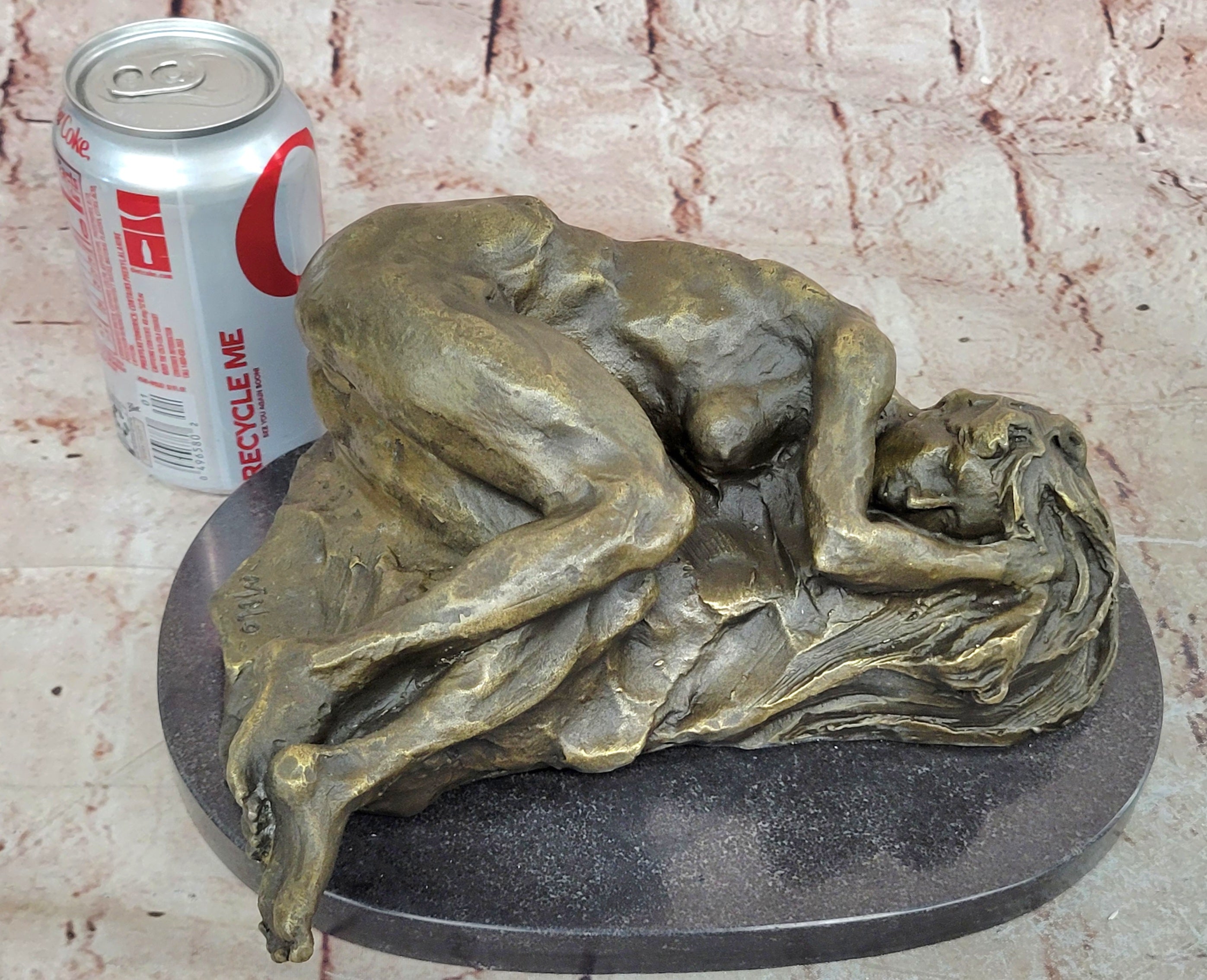 BRONZE NUDE WOMAN Girl Model Erotic Risque sculpture statue Figure Figurine