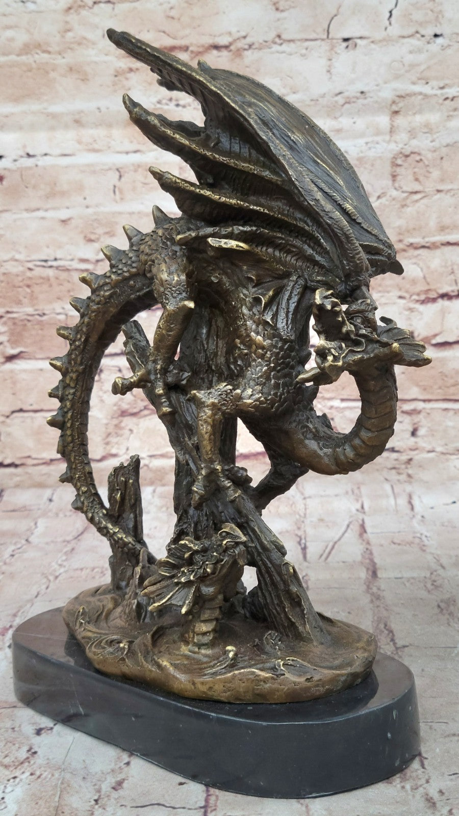 Handcrafted bronze sculpture SALE Art Asian Chinese Dragon Home Decoration Decor