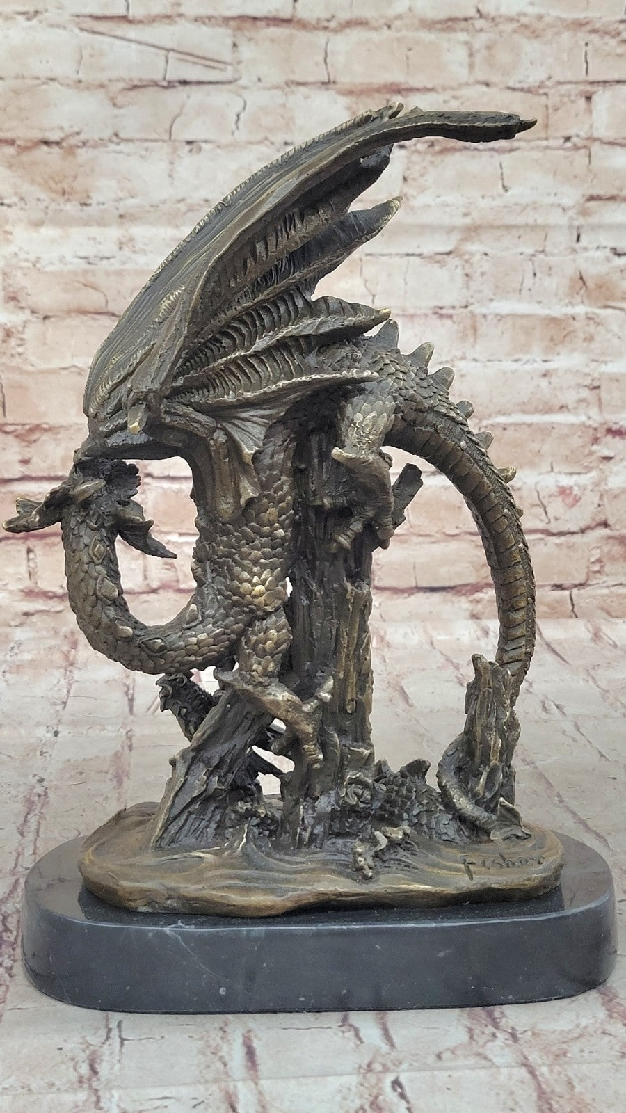 Handcrafted bronze sculpture SALE Art Asian Chinese Dragon Home Decoration Decor