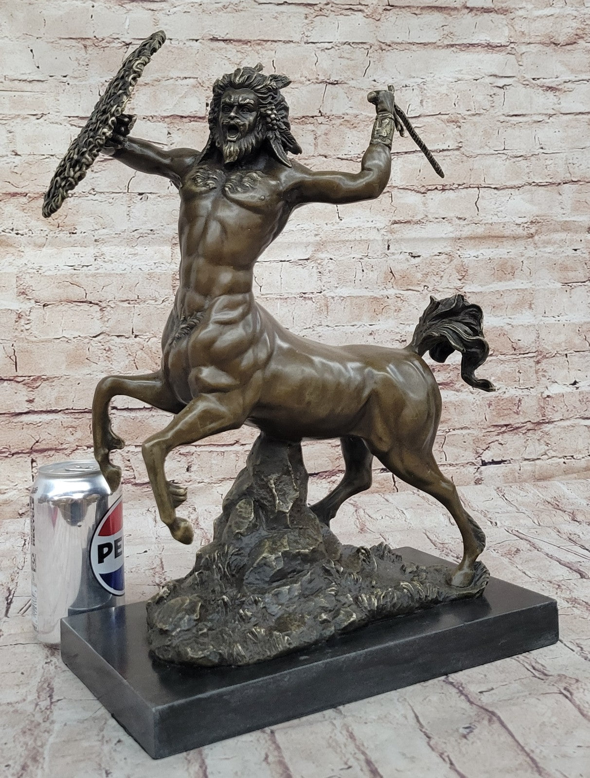 Male Centaur Mythological Creature bronze sculpture statue Hand Made Decor Art