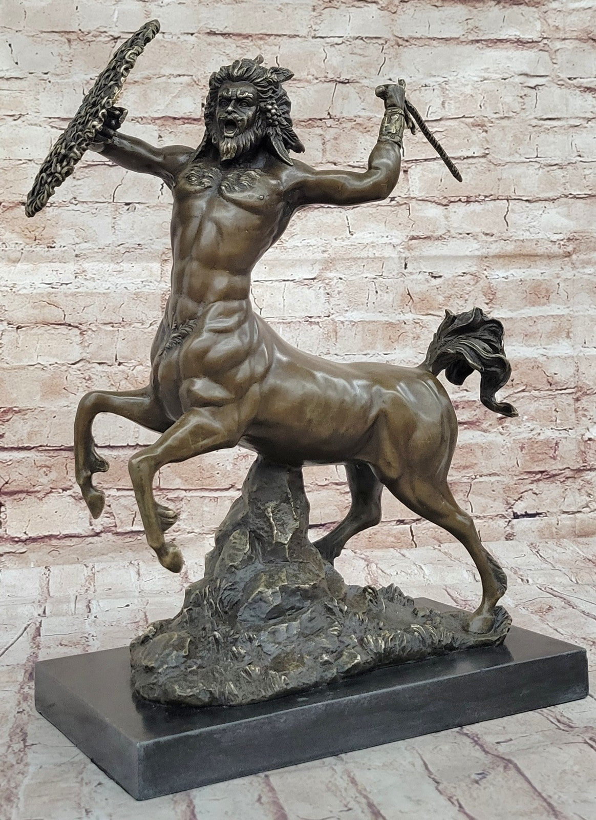 Male Centaur Mythological Creature bronze sculpture statue Hand Made Decor Art