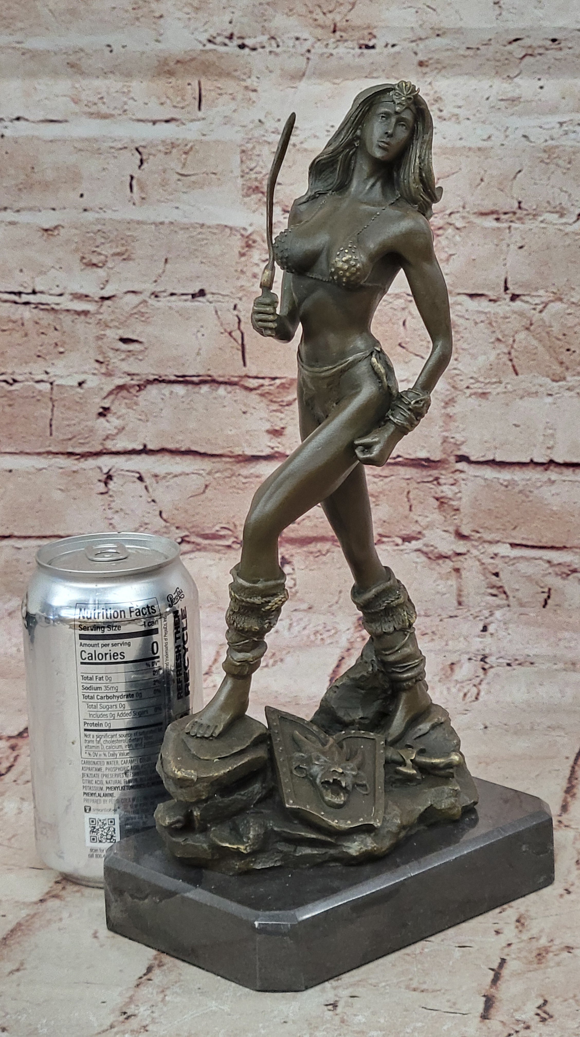 Handcrafted bronze sculpture SALE Vitaleh Aldo Artist Italian Original Signed