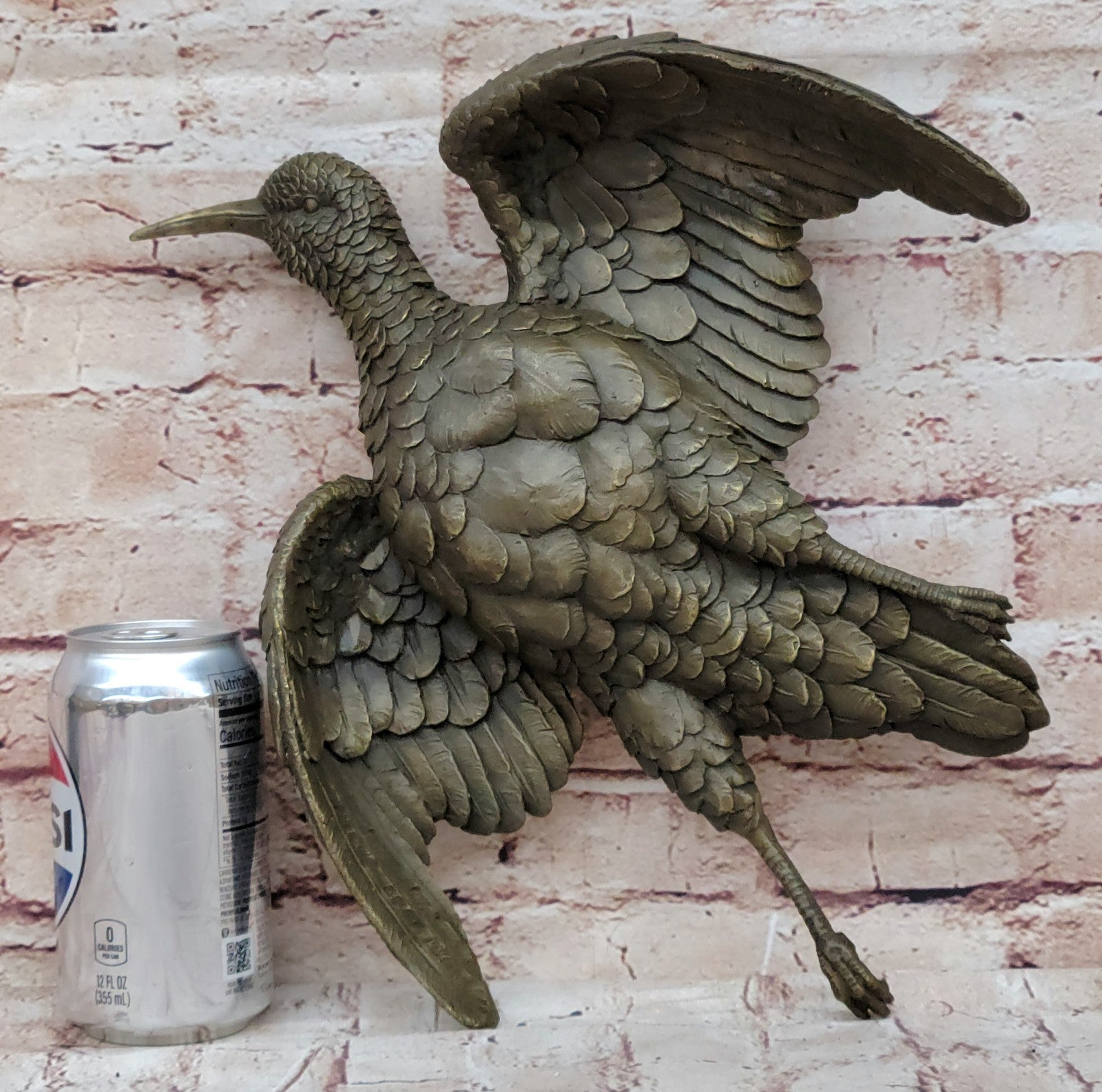 Metal Casting Bronze Eagle Statue Hawk Sculpture Falcon Bird Decorative