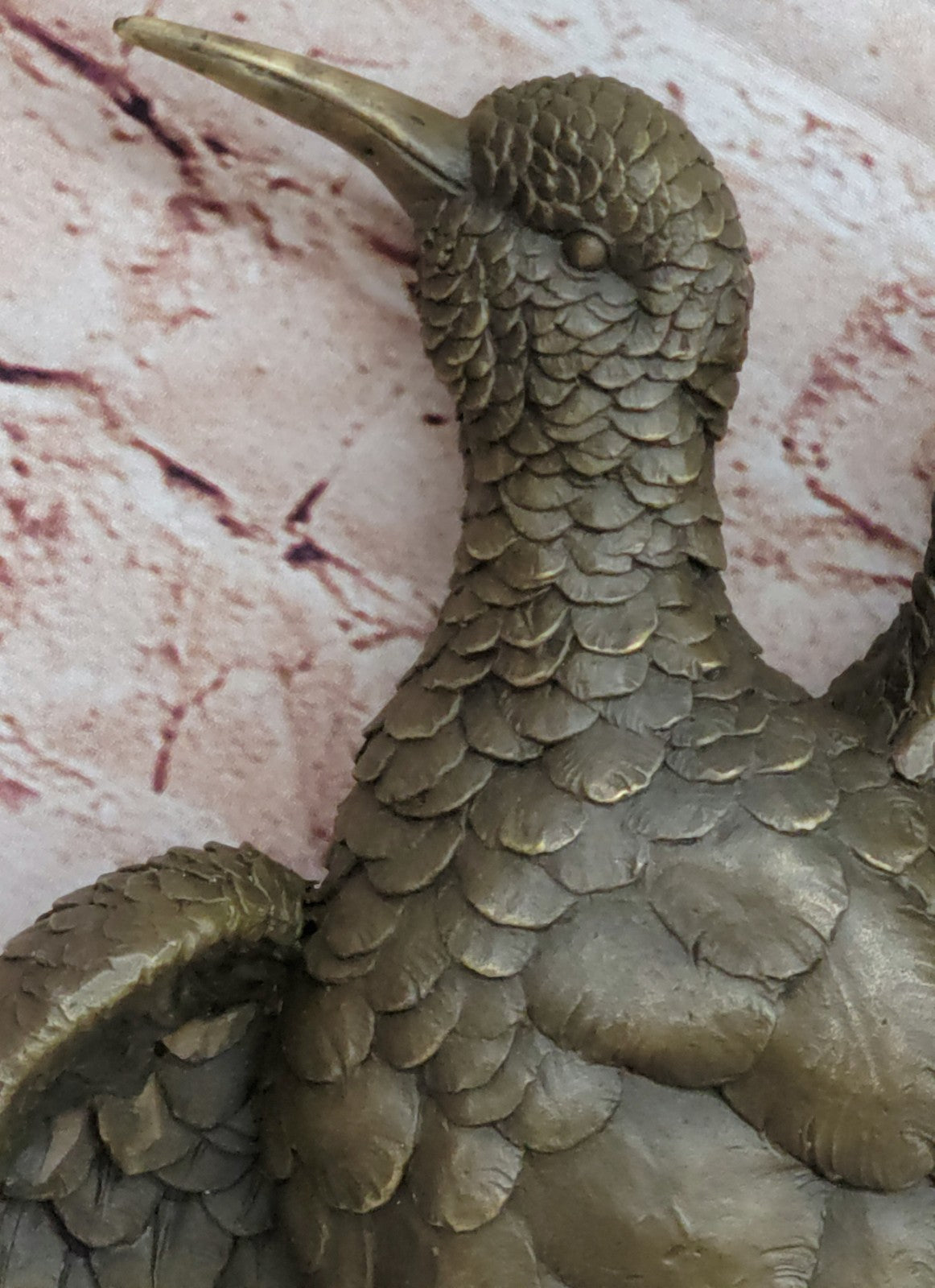 Metal Casting Bronze Eagle Statue Hawk Sculpture Falcon Bird Decorative