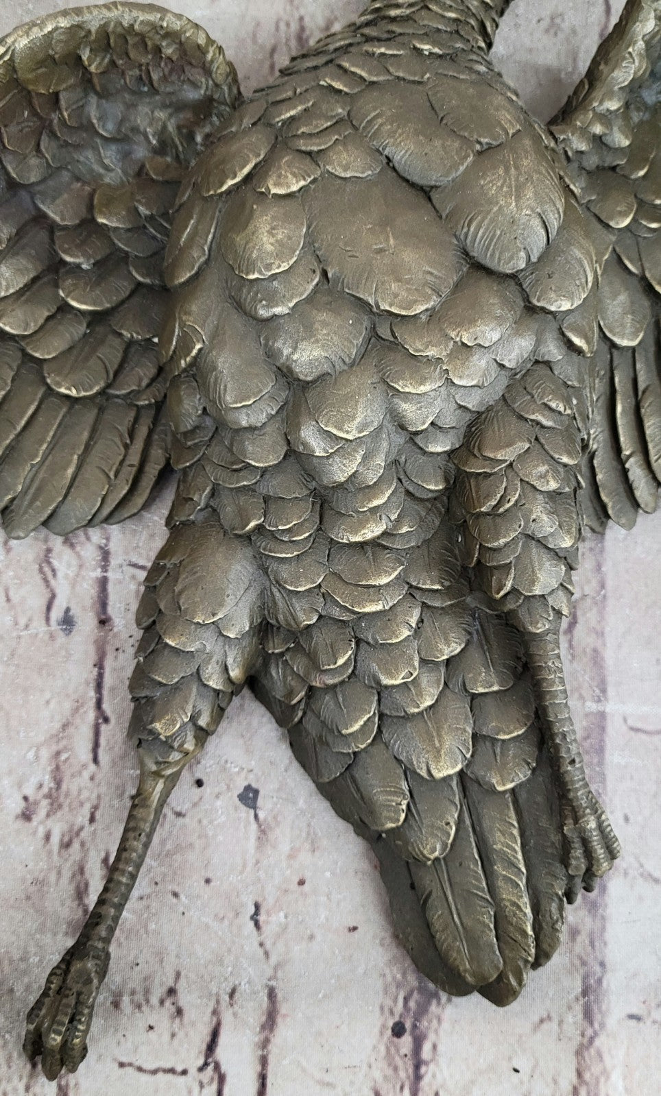 Metal Casting Bronze Eagle Statue Hawk Sculpture Falcon Bird Decorative