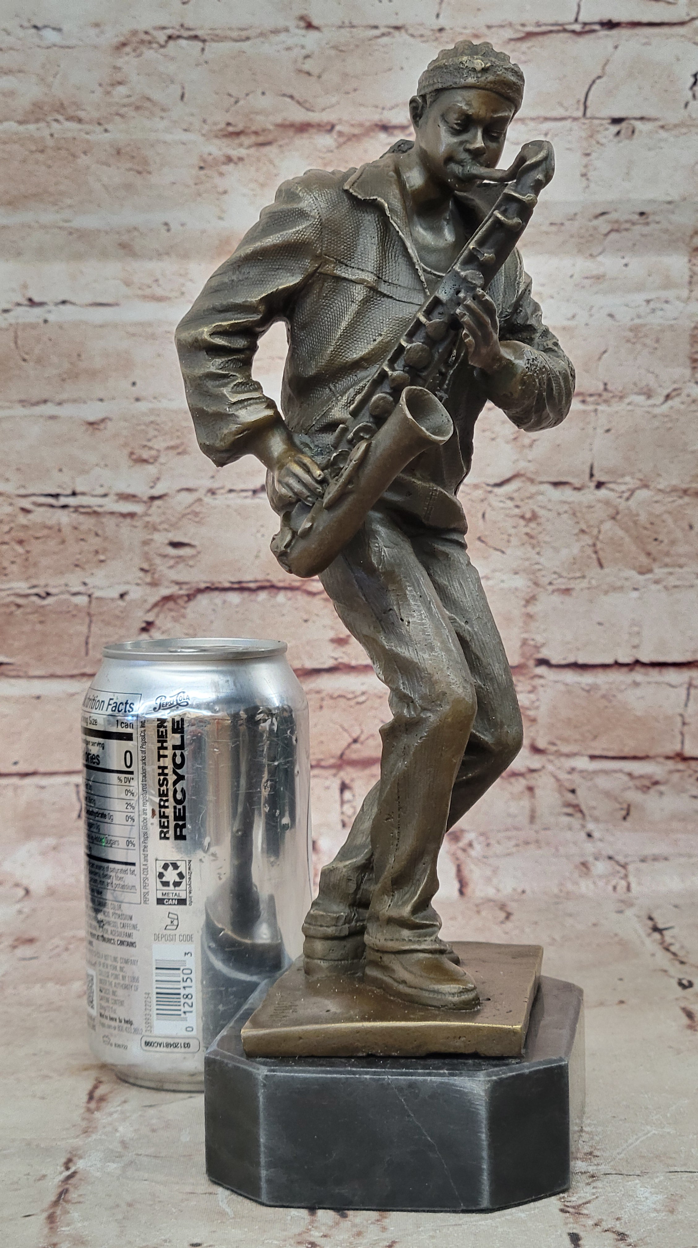 Bronze Sculpture Signed Original American artist Williams Home Office Decoration