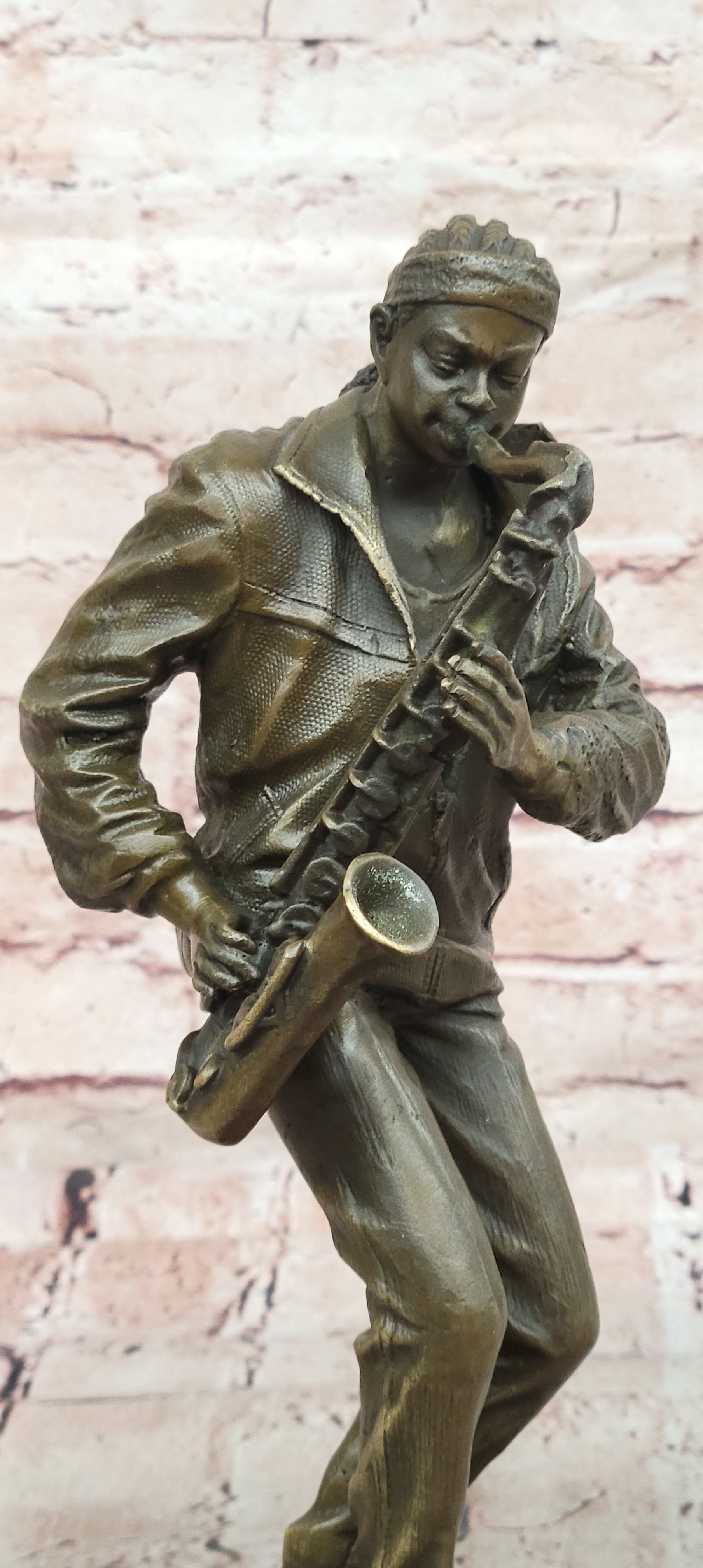 Bronze Sculpture Signed Original American artist Williams Home Office Decoration