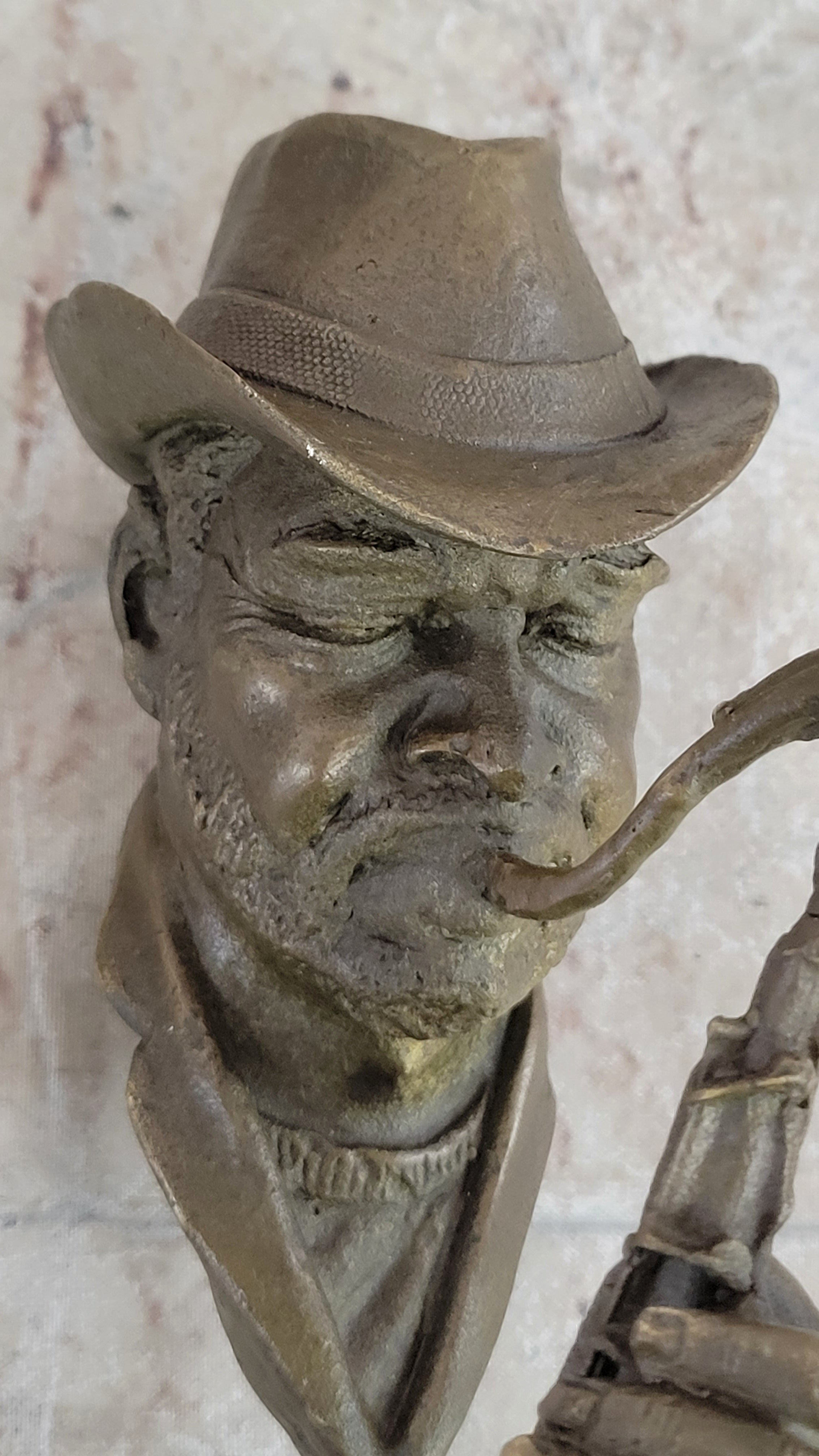 Bronze-metal-sculpture-Musician-Saxophone-Player-Hand-Made-by-Lost-Wax-Method