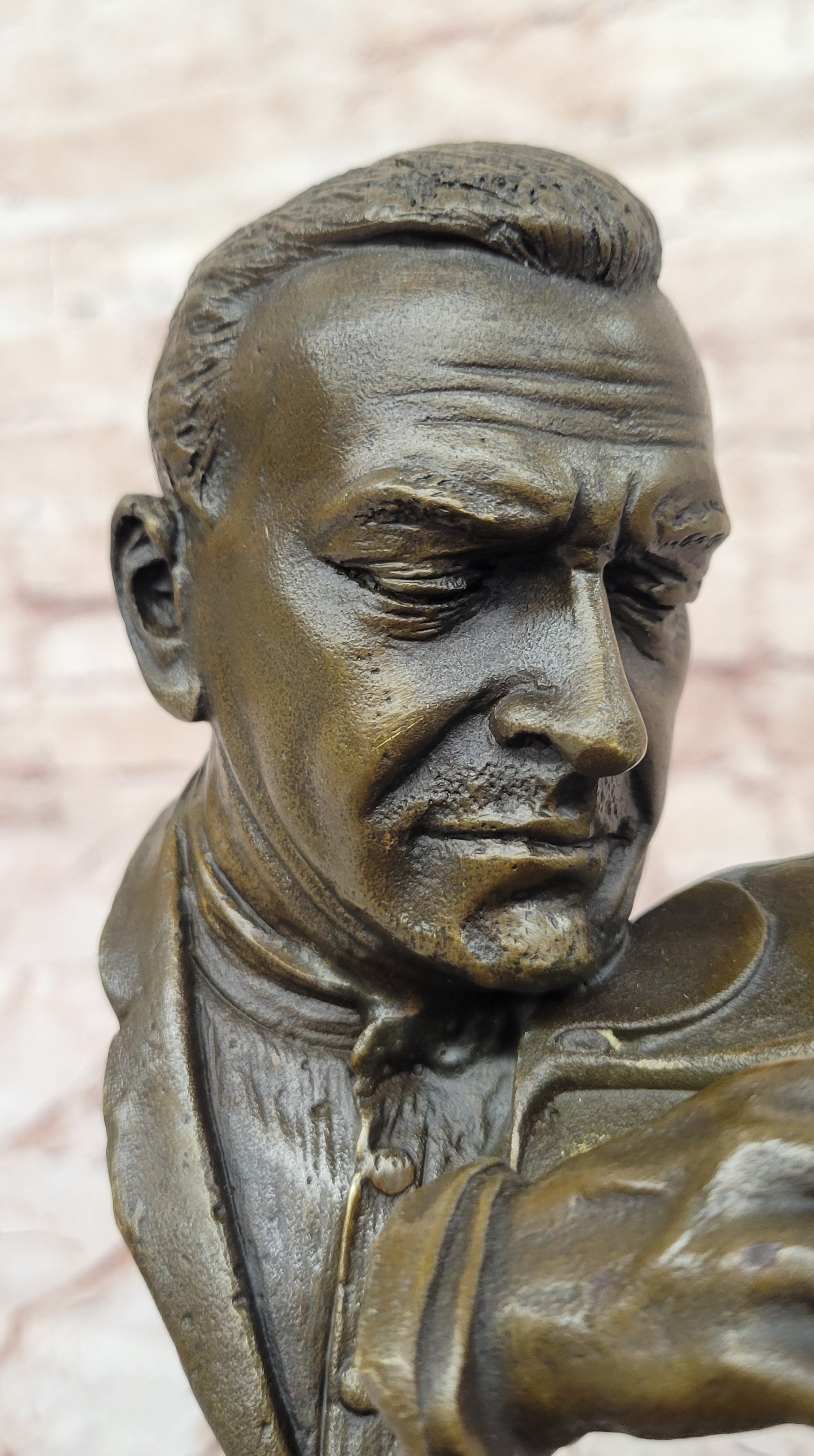 Vintage Modern Art Design Violin Player Bronze Sculpture Figurine