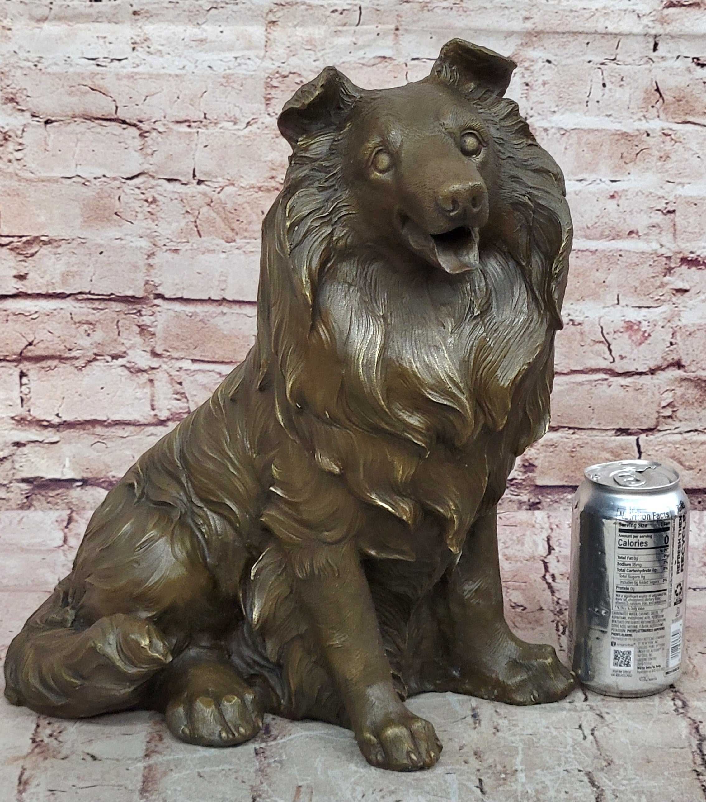 Signed Original Williams Lassie Hot Cast Bronze Masterpiece Yard/Garden Decor